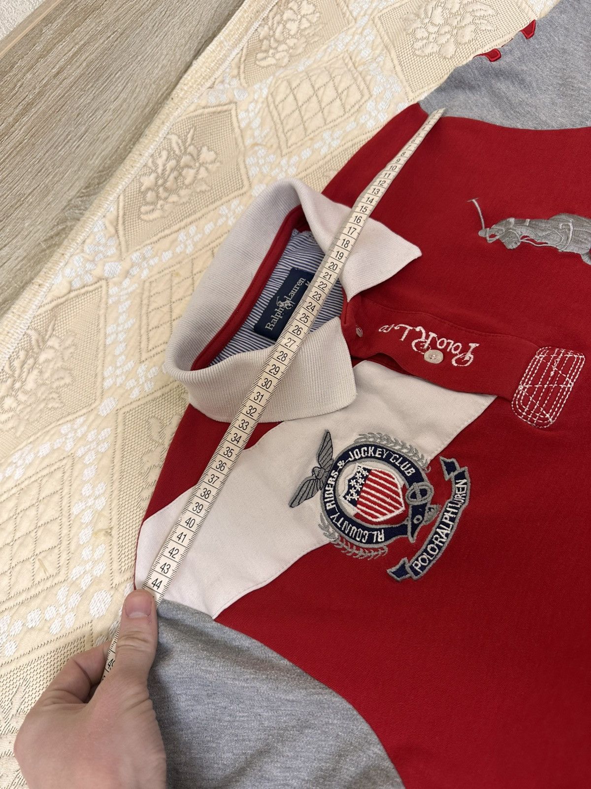 Vintage 🔥 Ralph Lauren Styled Chief Keef Y2K Polo T Shirt Club Logo Size US M / EU 48-50 / 2 - 5 Thumbnail