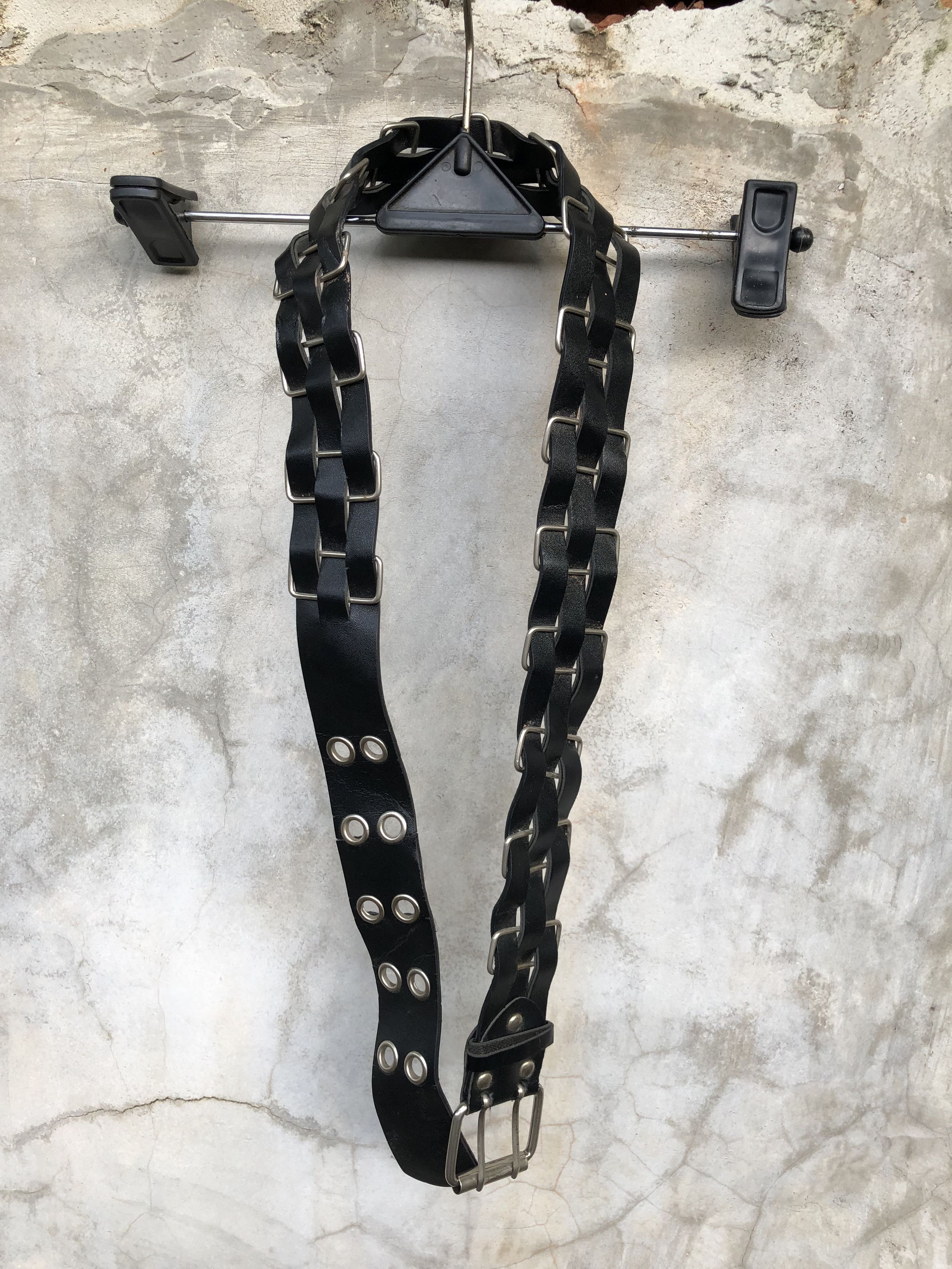 If Six Was Nine Y2k Gothic Metal Hardware Belt Size ONE SIZE - 2 Thumbnail