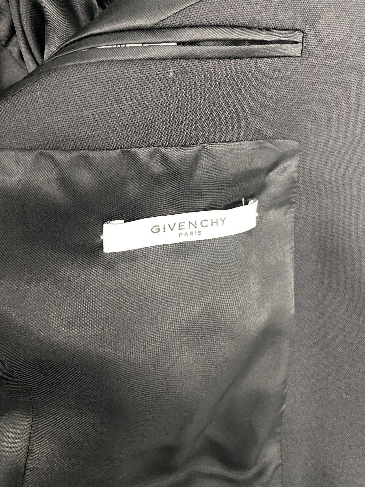 Givenchy Givenchy NWT Black Wool Blazer Size 40R - 7 Thumbnail