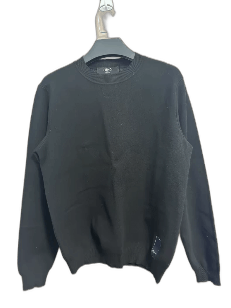 Fendi Fendi Crew Neck Sweater in Black Size US L / EU 52-54 / 3 - 1 Thumbnail
