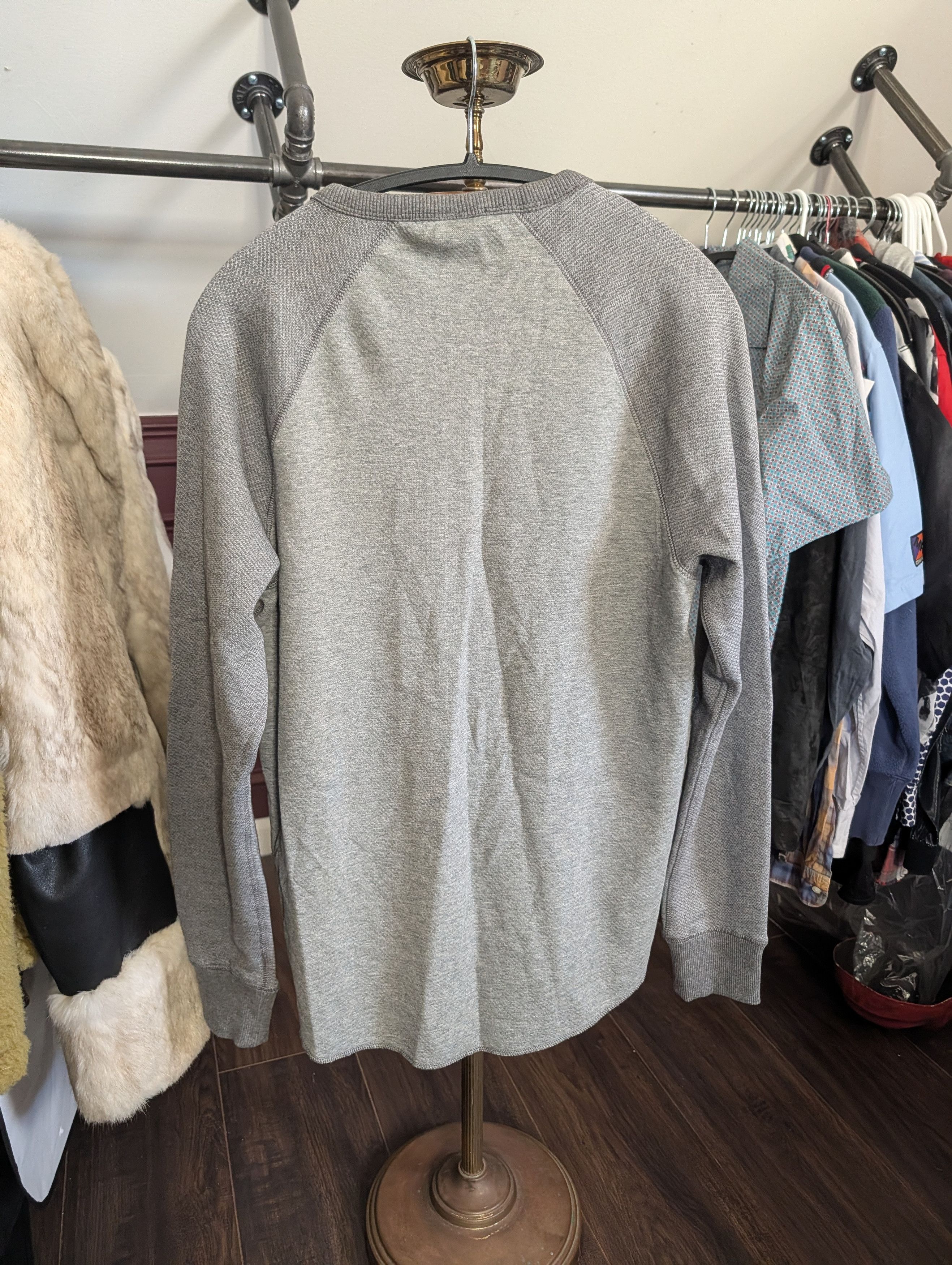 G-Star Gray 3D logo raglan sleeve terry sweatshirt M Size US M / EU 48-50 / 2 - 9 Thumbnail