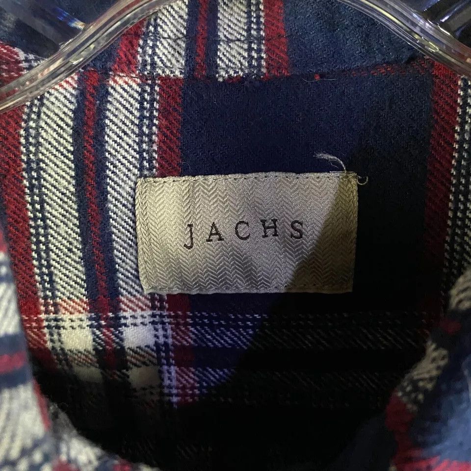 JACHS NY Jachs Flannel Shirt Men's XL Button Up Heavyweight Cotton Size US XL / EU 56 / 4 - 3 Thumbnail