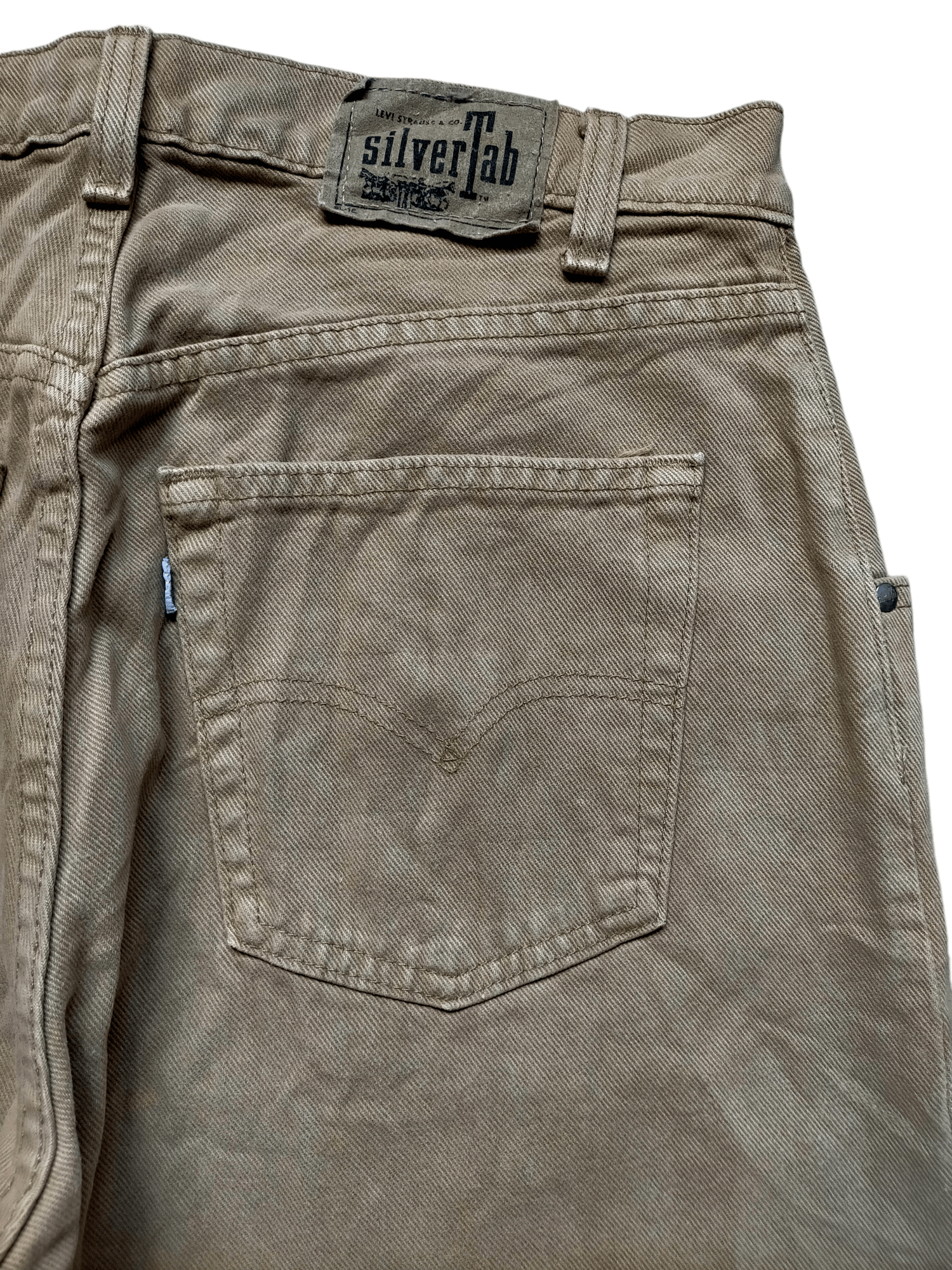 Levi's Vintage 90s Levis Silvertab Baggy Jeans Hip Hop Style Size US 33 - 11 Thumbnail