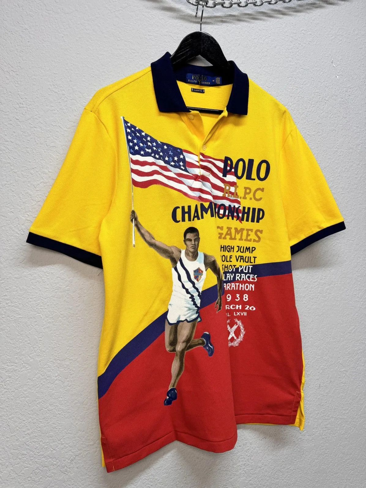 Polo Ralph Lauren × Vintage Polo Ralph Lauren Championship Big Logo Polo T-Shirt Size US M / EU 48-50 / 2 - 4 Thumbnail
