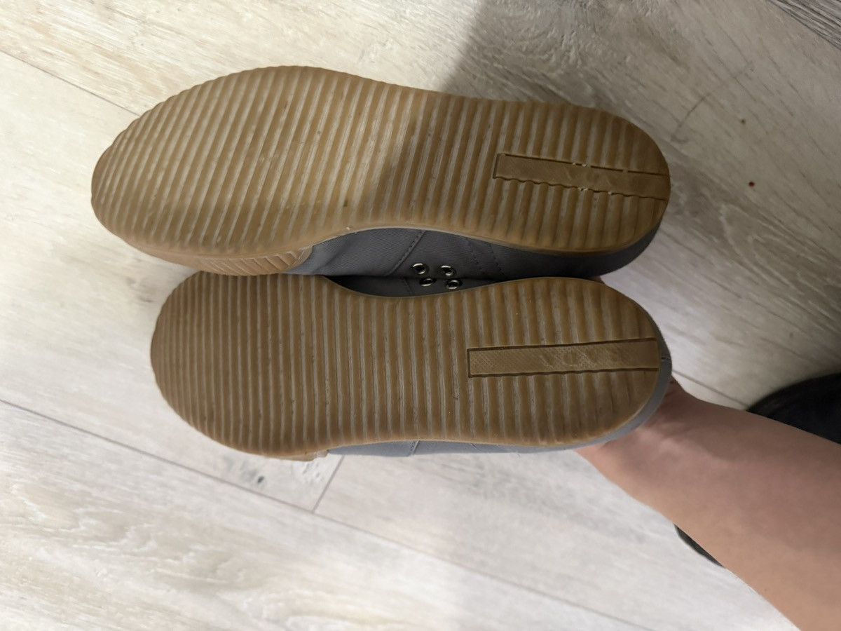 Prada Prada Canvas Sneakers – Grey with Gum Sole Size US 6.5 / EU 39-40 - 3 Thumbnail