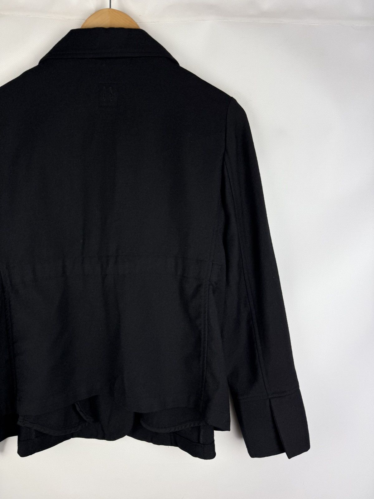 hannes roether Hannes Roether Ladies Avant-garde Wool Blazer Jacket Size M Size M / US 6-8 / IT 42-44 - 18 Thumbnail