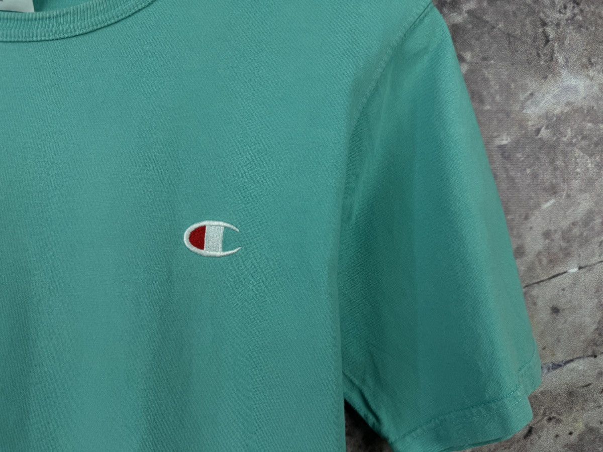 Champion Champion T-Shirt Green Logo Embroidered Short Sleeve Tee Size US M / EU 48-50 / 2 - 5 Thumbnail