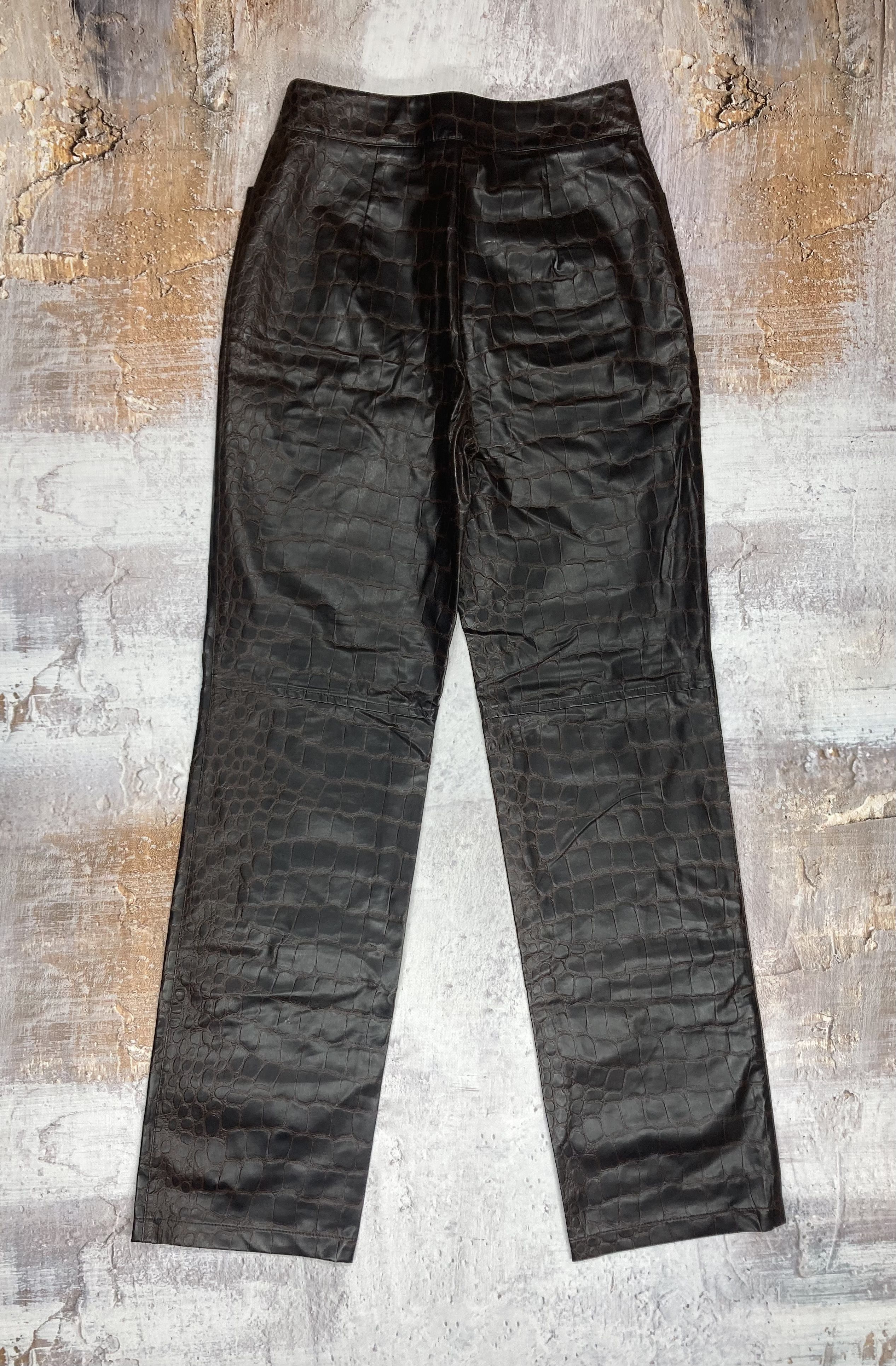 Designer Vintage Pants Betty Barclay Snake Print Women’s Size 34 Size 34" / US 12 / IT 48 - 4 Thumbnail