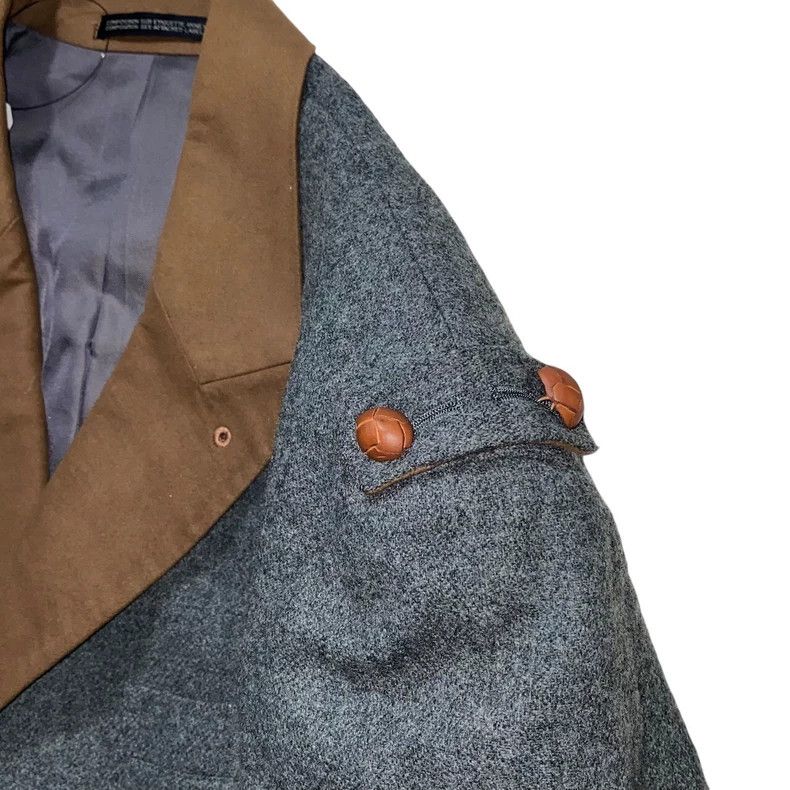 Yohji Yamamoto Yohji Yamamoto 1980s patchwork collar wool jacket Size US S / EU 44-46 / 1 - 5 Thumbnail