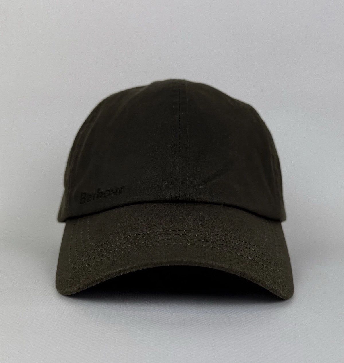 Barbour Barbour Waxed Cotton Baseball Cap Hat One Size Green Top Size ONE SIZE - 7 Thumbnail