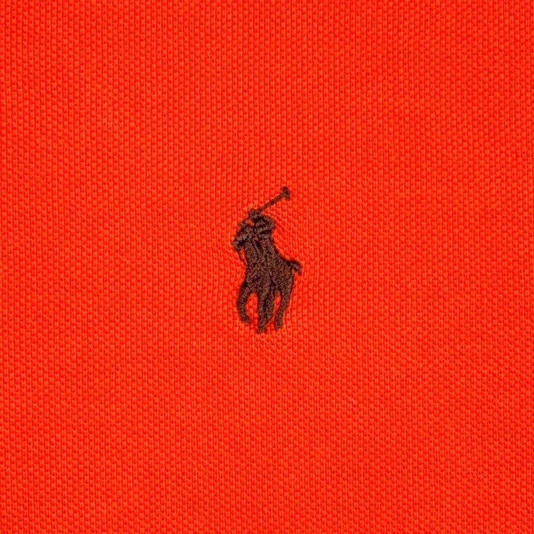 Polo Ralph Lauren VINTAGE Polo Ralph Lauren Shirt Adult LARGE Orange Long Sleeve Pony 90s Mens Size US L / EU 52-54 / 3 - 4 Thumbnail