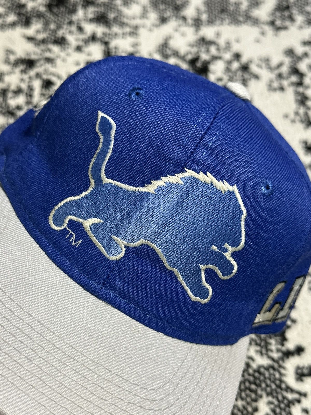 Sports Specialties Vintage NFL Detroit Lions Side Wave Sports Specialties Hat Size ONE SIZE - 2 Thumbnail