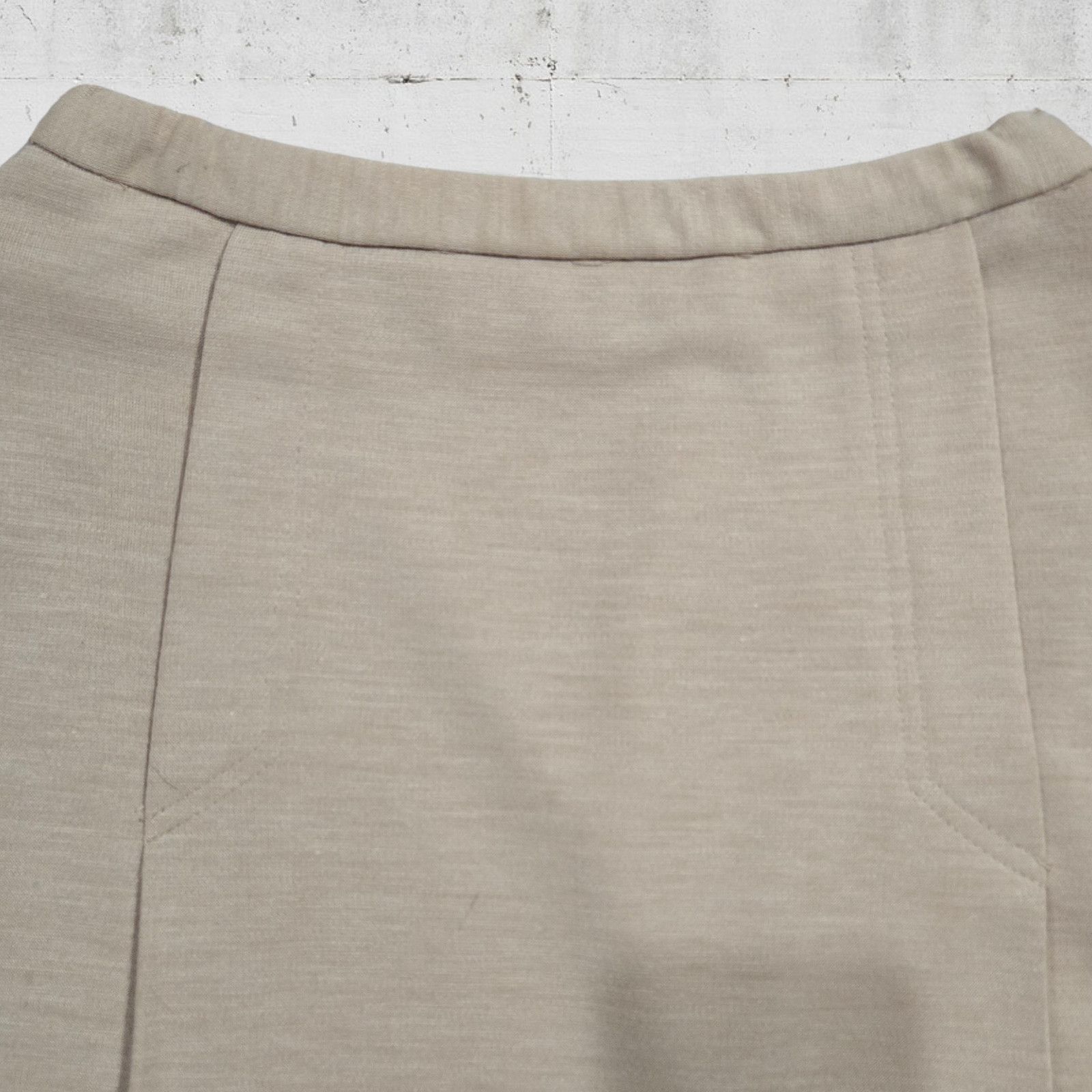 Sears Vintage Tan Pleated A Line Skirt Size 6 Size 28" / US 6 / IT 42 - 6 Thumbnail