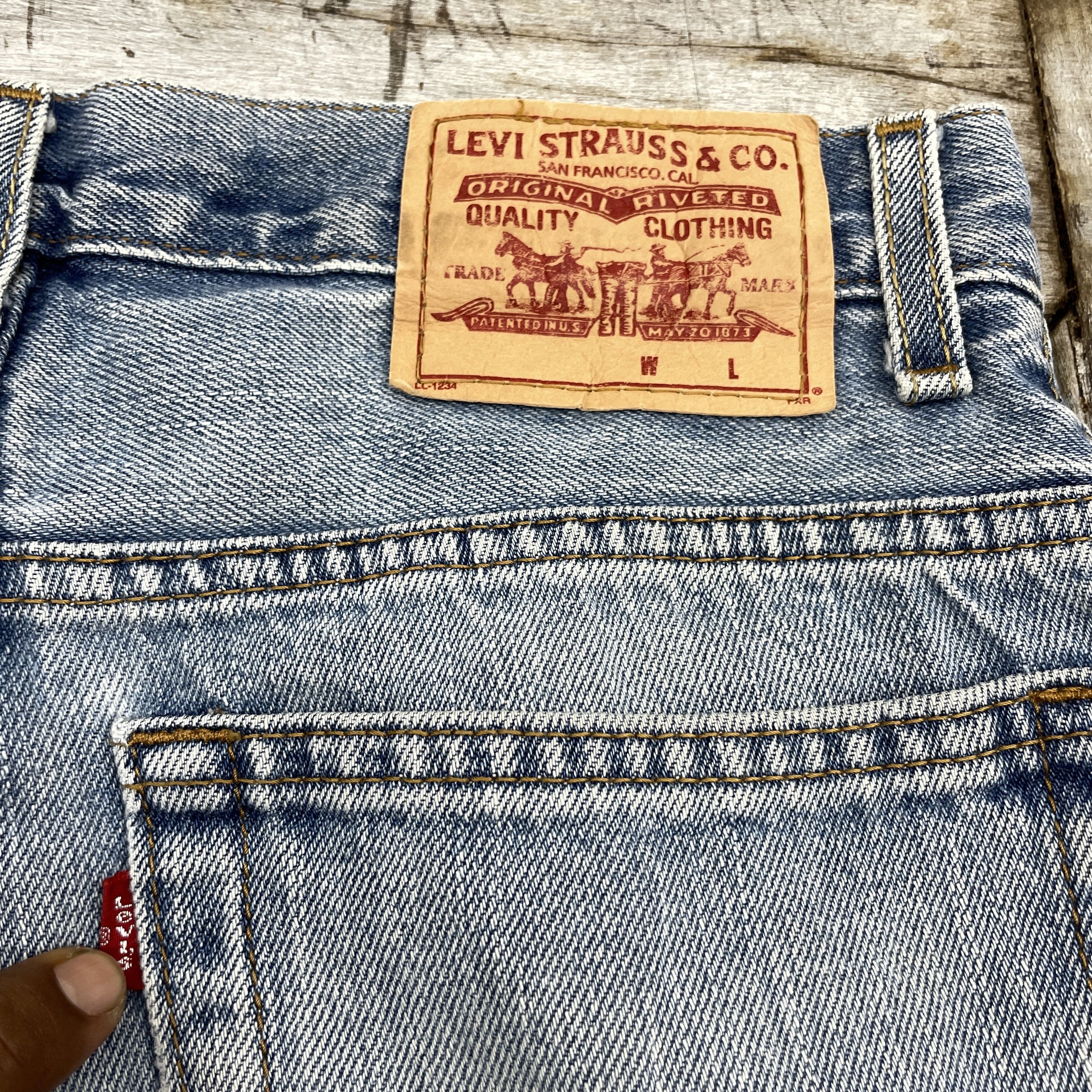 Levi's × Vintage Vintage Levi's Distressed Slim Fit Jeans - WC316 Size US 29 - 8 Thumbnail