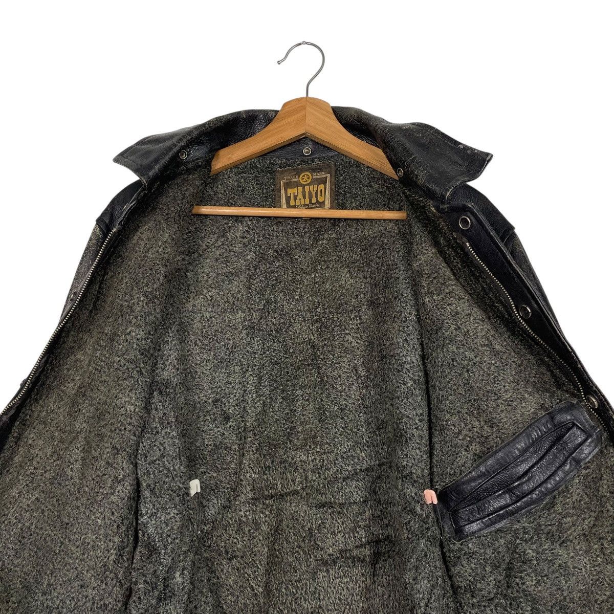Japanese Brand Taiyo Tokyo Made Leather Jacket Size US S / EU 44-46 / 1 - 12 Thumbnail