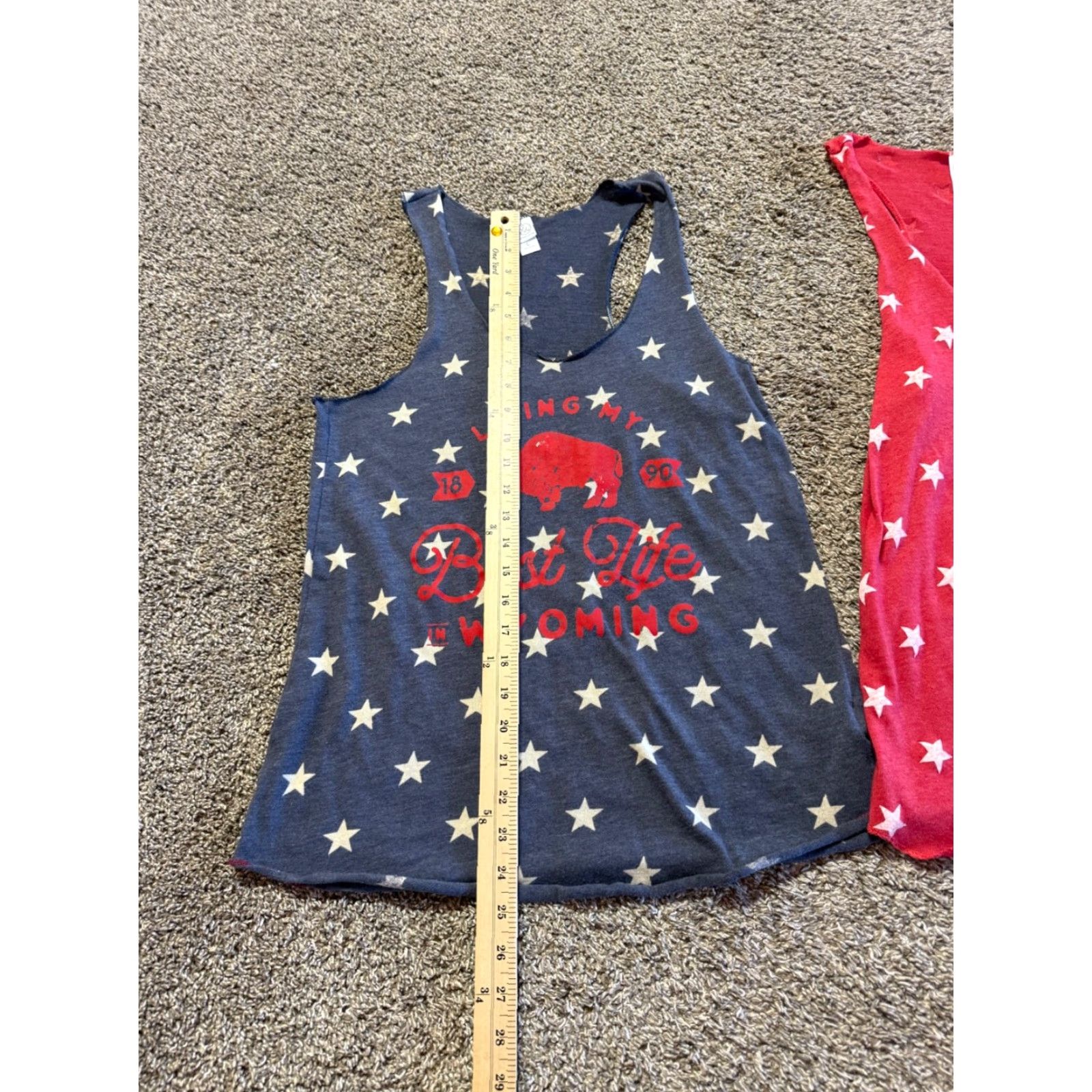 Alife Wyoming Tank Top Shirt L Women Red 100% Cotton Lightweight Basic - Best Life Lot Of 2 Size L / US 10 / IT 46 - 5 Thumbnail