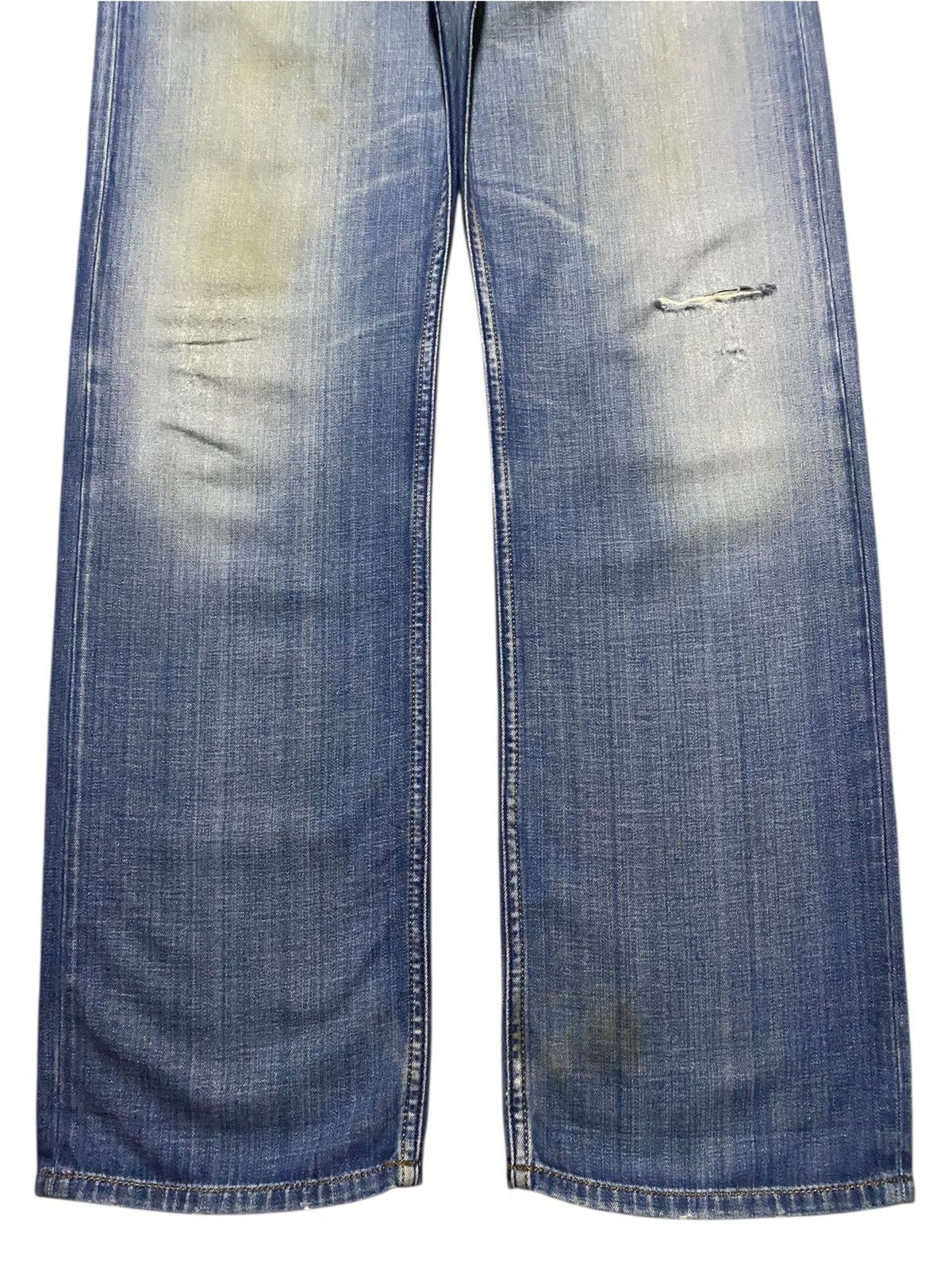 Diesel Vintage Diesel Kurren Wash 008KK Distressed Baggy Jeans Size US 31 - 5 Thumbnail
