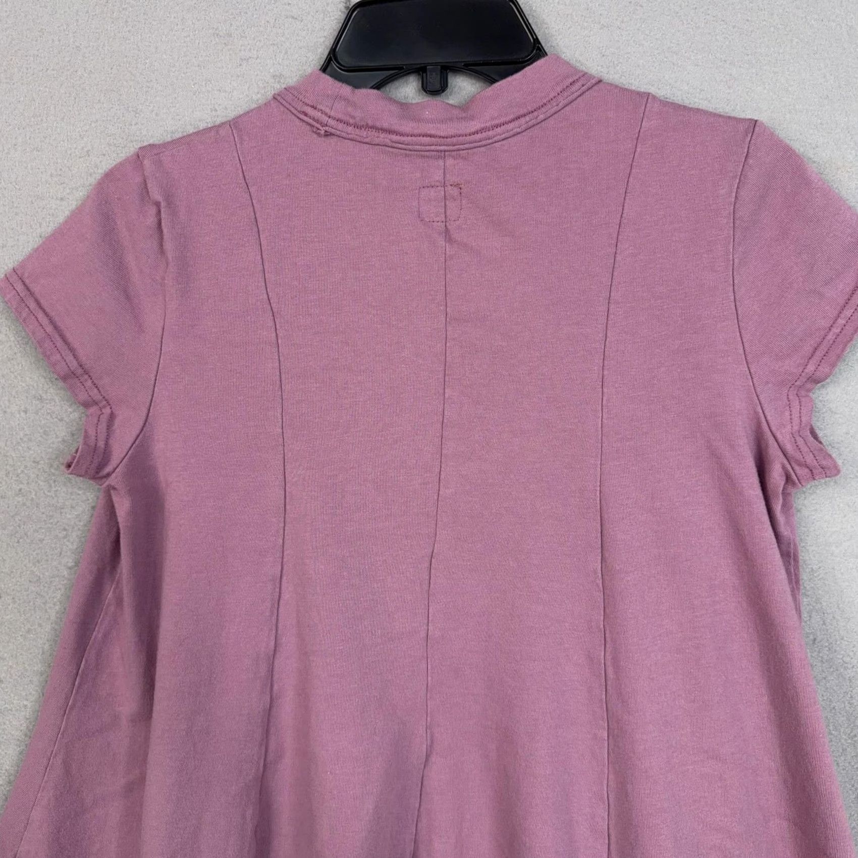 Free People Free People Free-est Shirt Womens S Pink Mock Neck Tunic Swing Trapeze Jersey Casual Girls Mens? Size S / US 4 / IT 40 - 7 Thumbnail