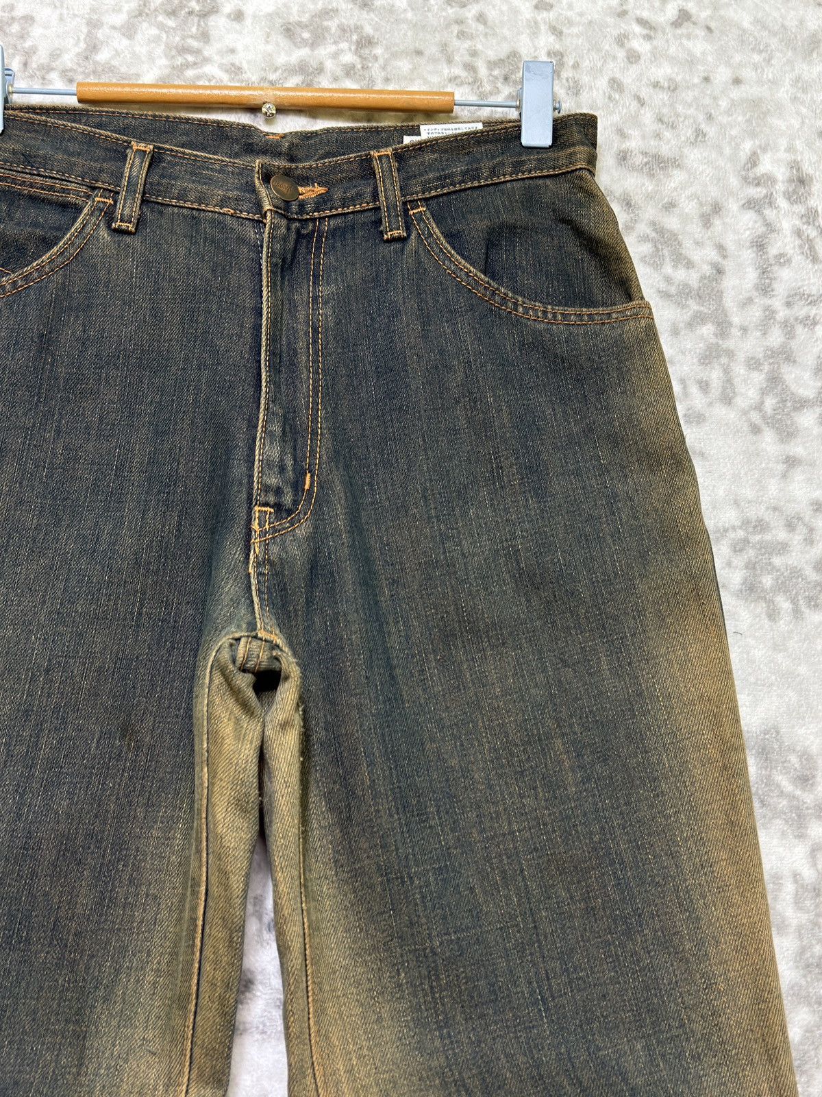 Vintage Lady Wrangler Bell Bottom 90s Sun Faded Grunge Denim Jeans Size US 28 / EU 44 - 5 Thumbnail
