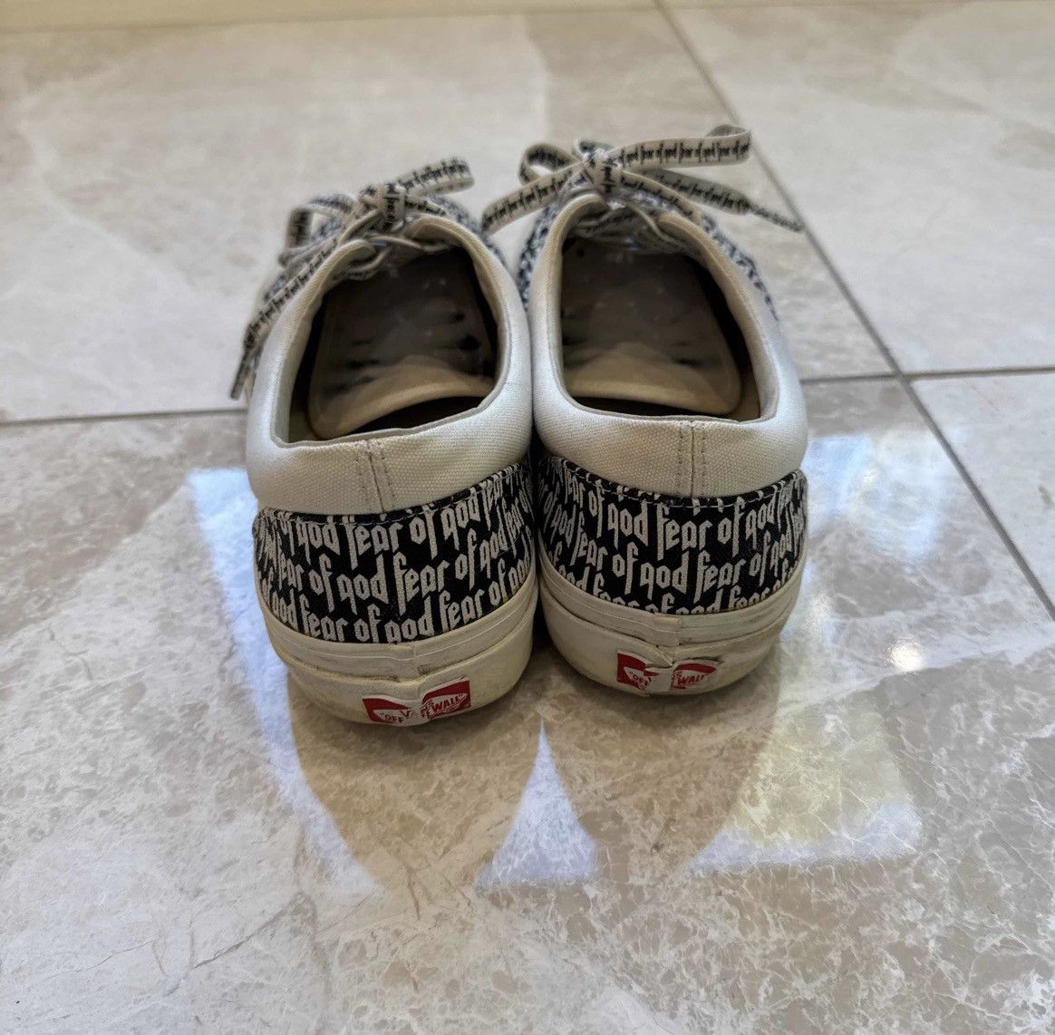 Fear of God × Vans Fear of God x Vans Era 95 DX 'Collection 2 White' Size US 12 / EU 45 - 4 Thumbnail