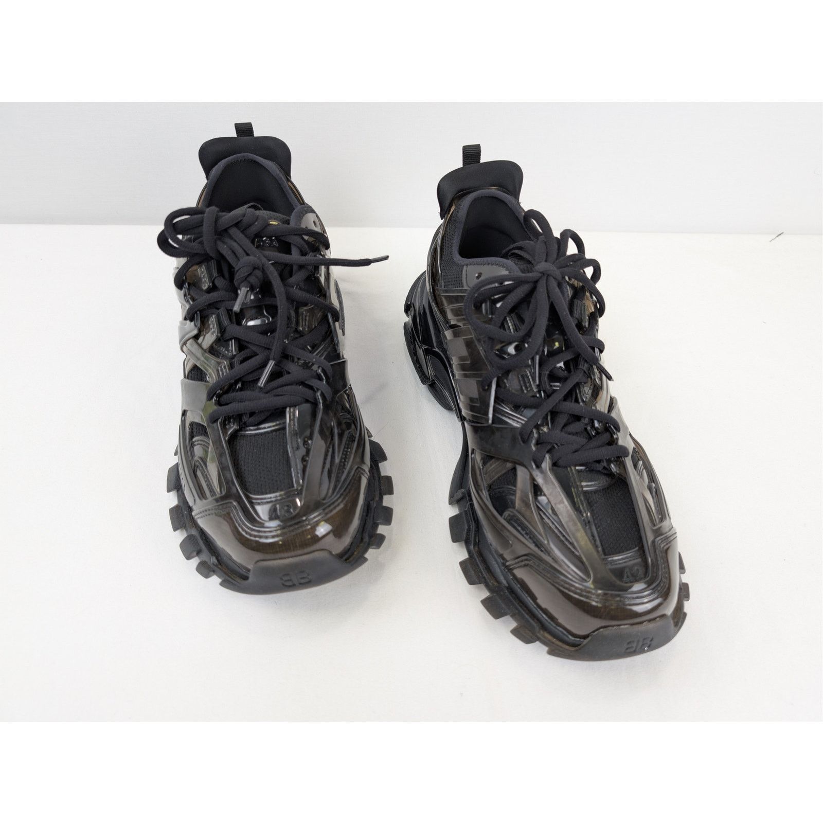 Balenciaga o1rshd1 Track Jelly Fish Track Sneakers in Black Size US 10 / EU 43 - 7 Thumbnail