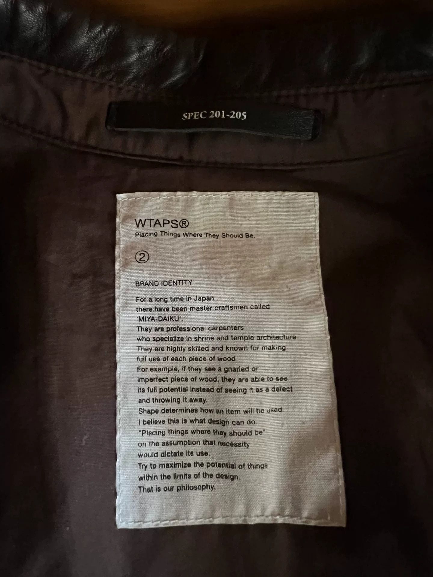 Wtaps WTAPS A2 Sheepskin Leather Jacket Size US M / EU 48-50 / 2 - 6 Thumbnail