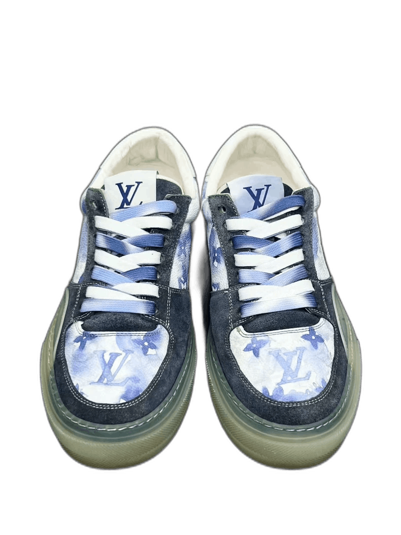 Louis Vuitton LV OlIie blue tie-dye casual sneakers-2507 Size US 10 / EU 43 - 1 Thumbnail