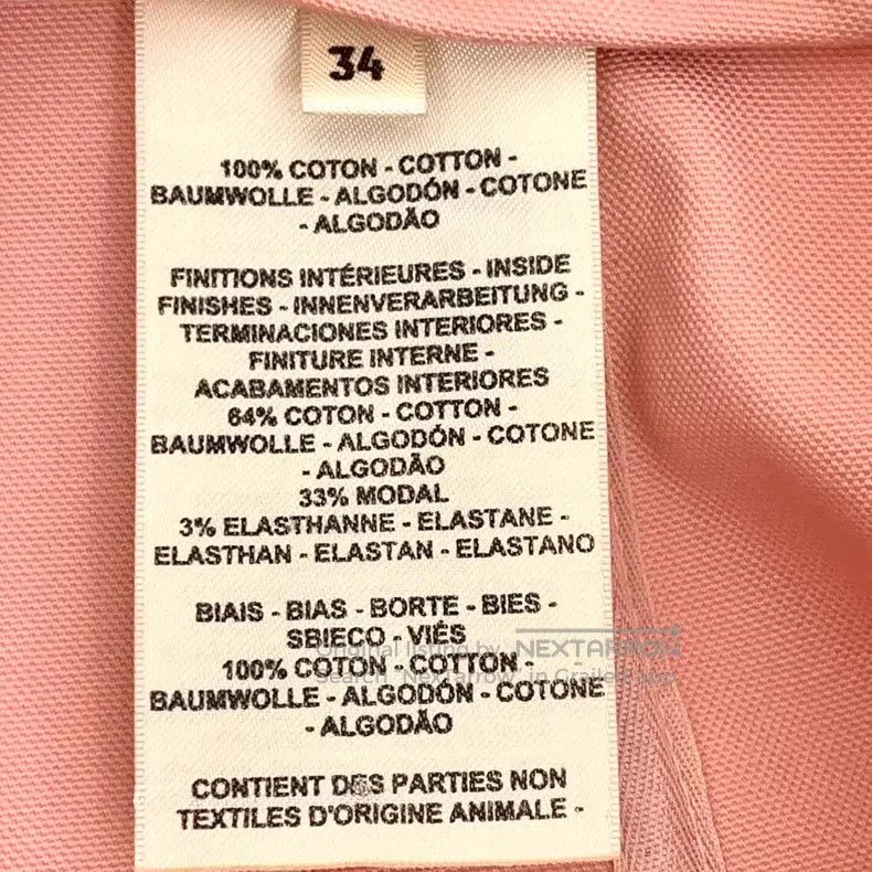 Hermes Hermes Orange Pink Bell Chain Decorated Cotton Casual Skir Size 42" / US 20 - 8 Thumbnail