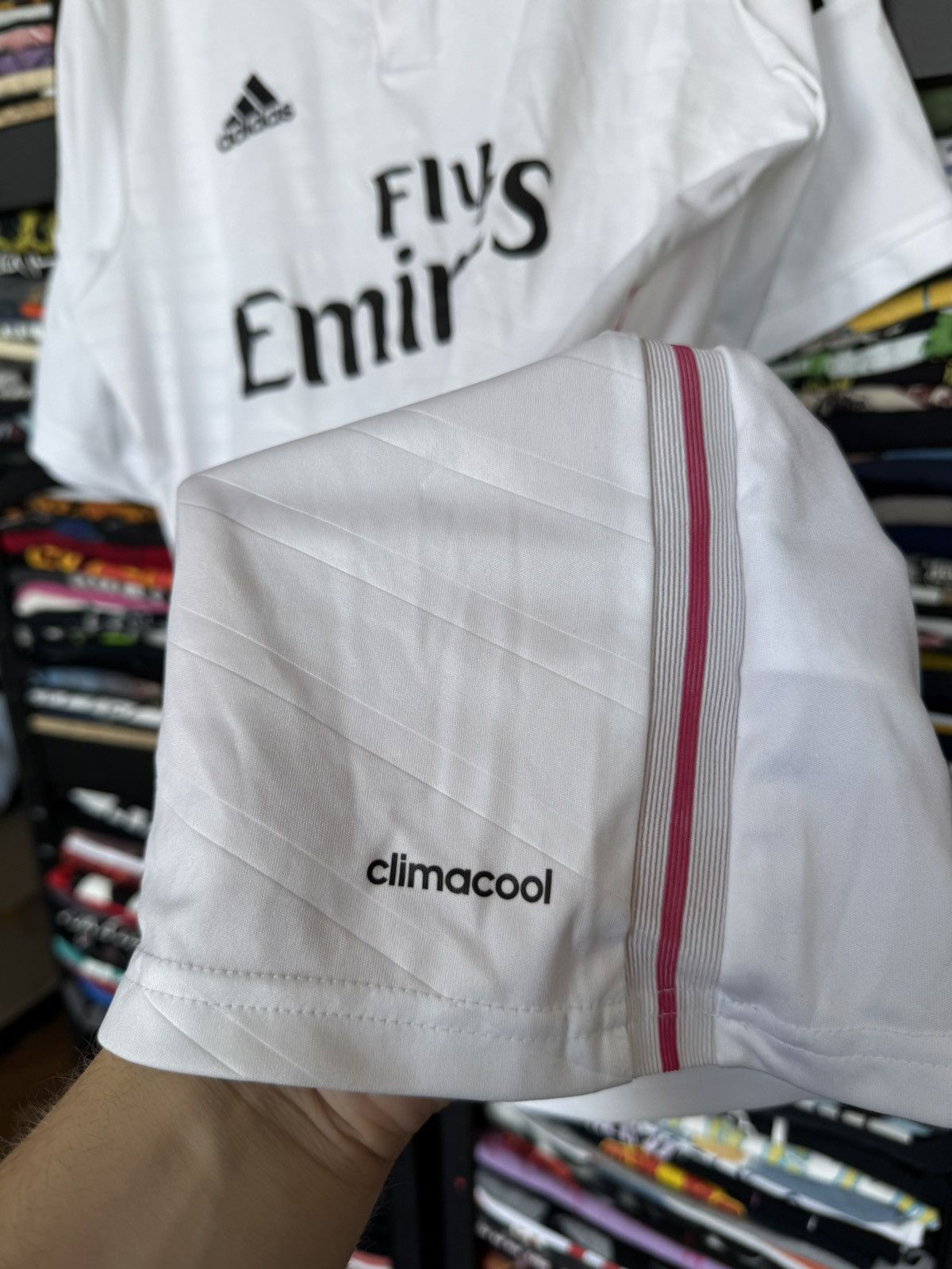 Adidas × Vintage Adidas jersey fly emirates climacool tee size L Size US L / EU 52-54 / 3 - 7 Thumbnail