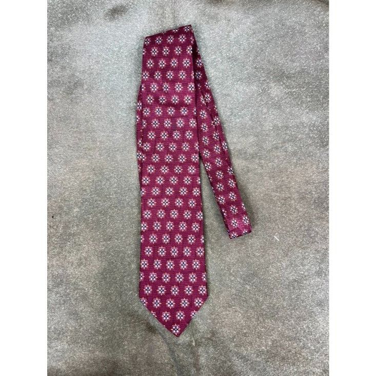Ermenegildo Zegna Ermenegildo Zegna Daisies Silk Tie Floral Made in Italy Size ONE SIZE - 3 Thumbnail