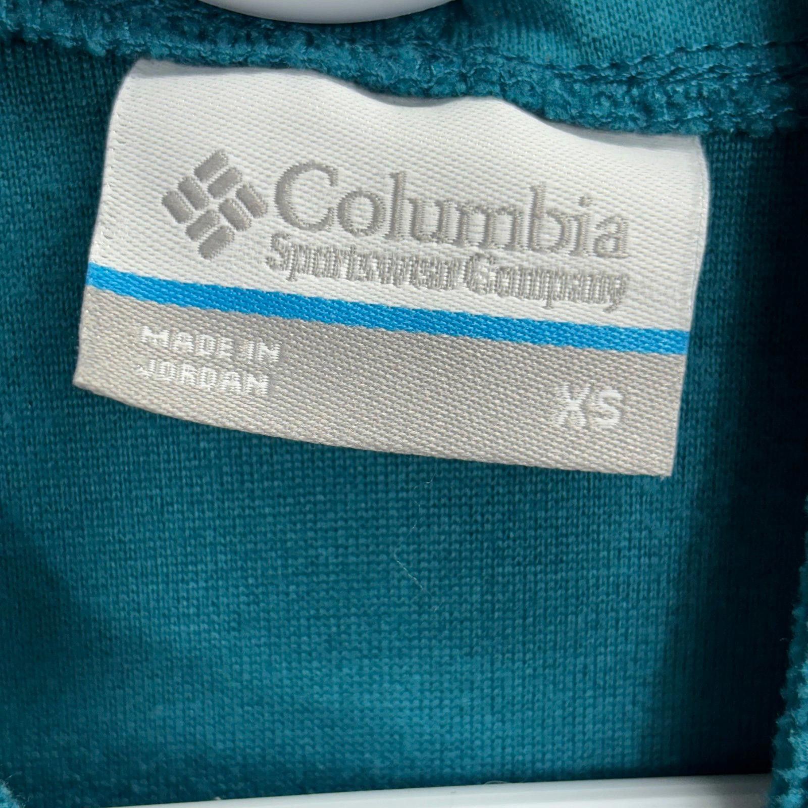 Columbia Columbia Women's Teal Fleece Hoodie - Size XS Size ONE SIZE - 3 Thumbnail