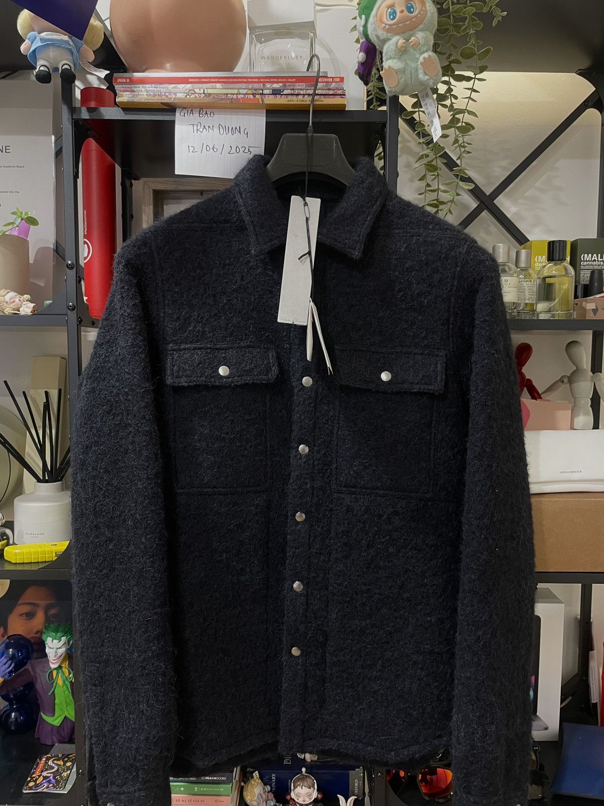Rick Owens Rick Owens Alpaca Wool Shirt Size 38S - 1 Thumbnail