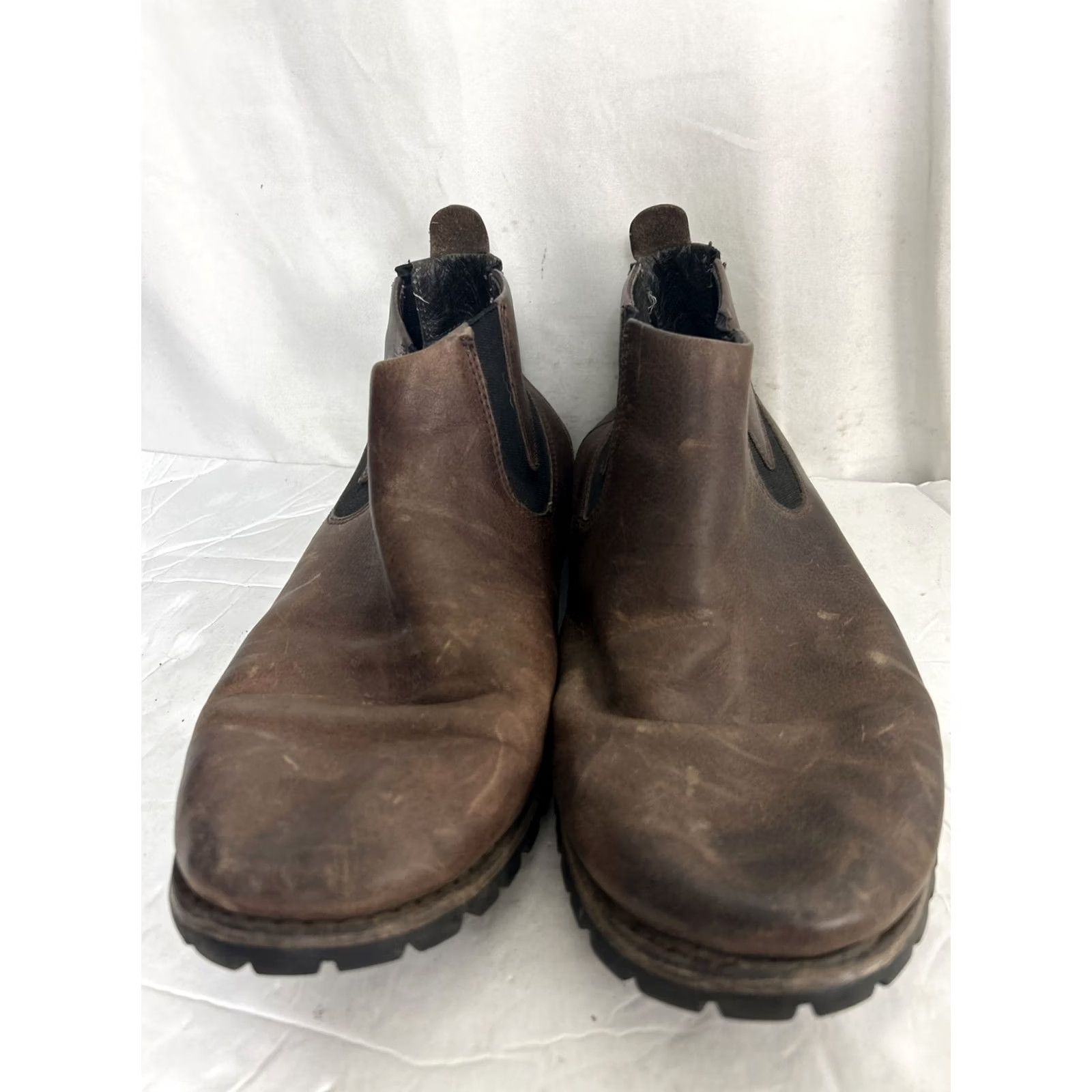Vintage Bogs Johnny Chelsea Ankle Boots Brown Leather Mens 10 Chelsea Boot Casual Fall Winter M Rubber Outsole 2in Shaft - 2in Size US 10 / EU 43 - 6 Thumbnail