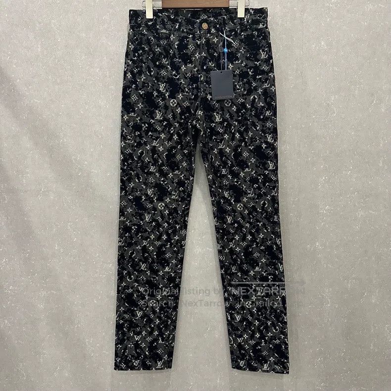 Louis Vuitton Louis Vuitton Old Flower Flocking Full Print Old Flower Pa Size US 30 / EU 46 - 1 Thumbnail