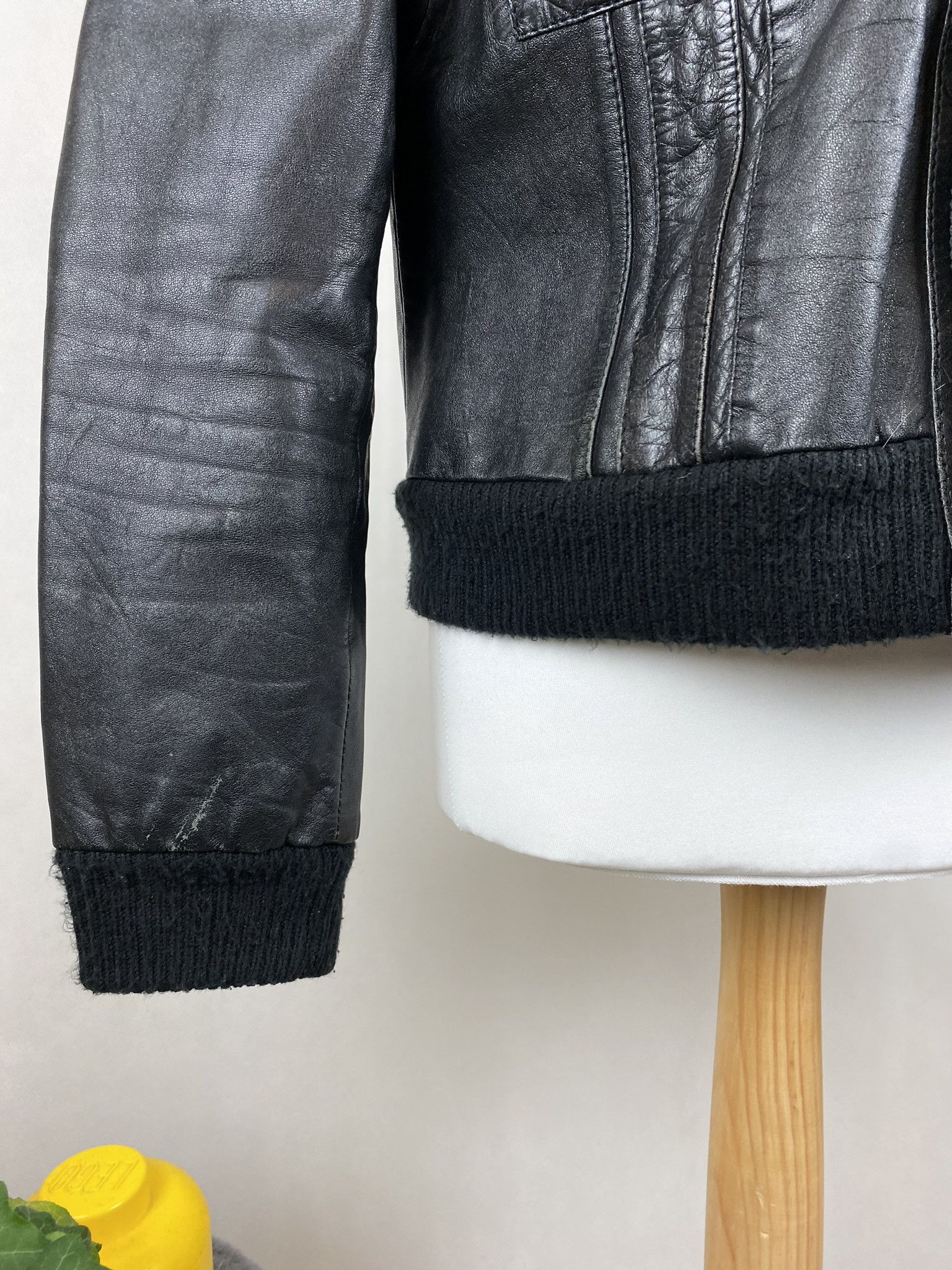 Genuine Leather × Vintage real leather jacket vintage vera pelle Size L / US 10 / IT 46 - 6 Thumbnail