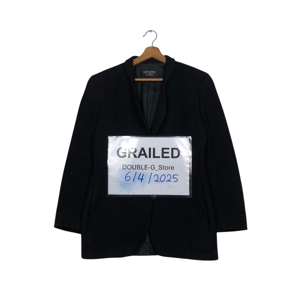 Designer × Giorgio Armani × Vintage 📌Vintage Chore Jacket Giorgio Armani Borgonuovo Italy Size M / US 6-8 / IT 42-44 - 1 Thumbnail