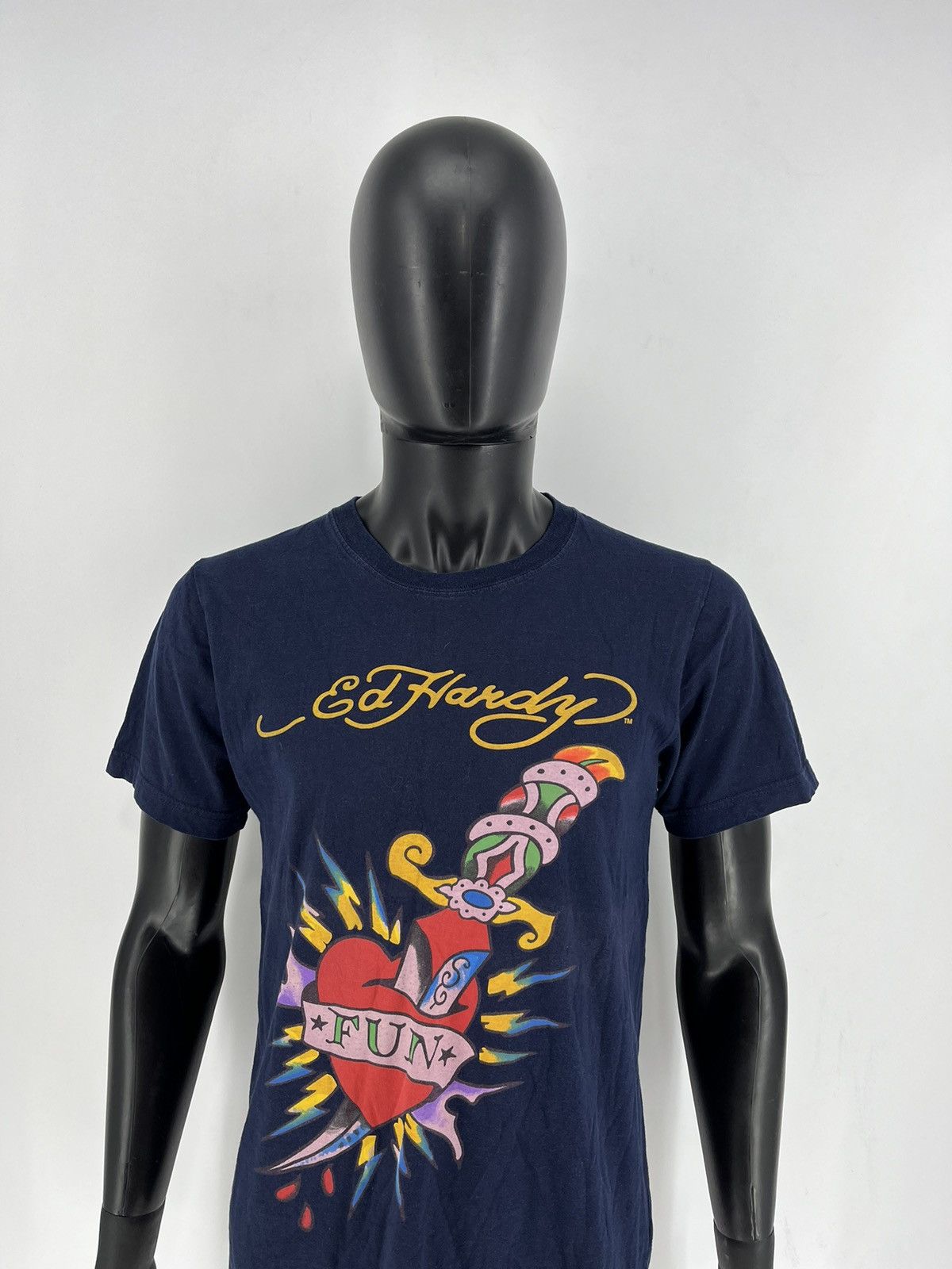 Affliction Vintage Ed Hardy By Christian Audigier Knife In The Heart Size US M / EU 48-50 / 2 - 1 Thumbnail
