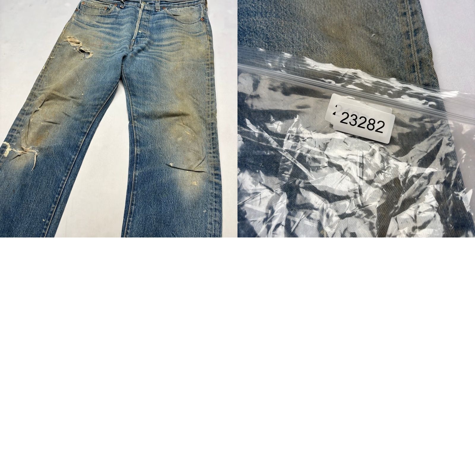 Levi's VINTAGE Levi's 501 Jeans Straight Leg Distressed Made in USA 80s 32x31 Size US 32 / EU 48 - 9 Thumbnail