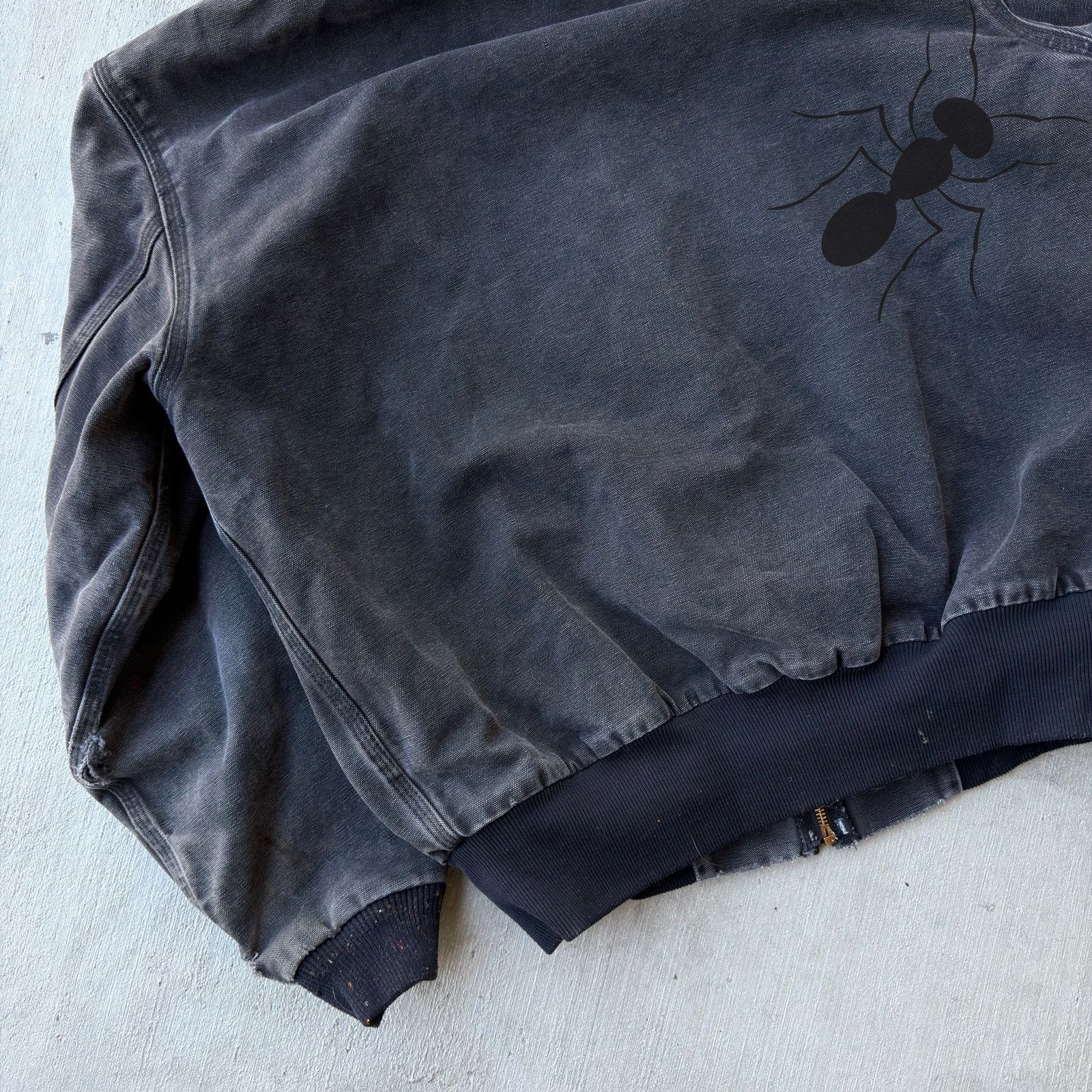Carhartt × Vintage Vintage Y2K Carhartt black hooded work wear jacket Size US L / EU 52-54 / 3 - 8 Thumbnail
