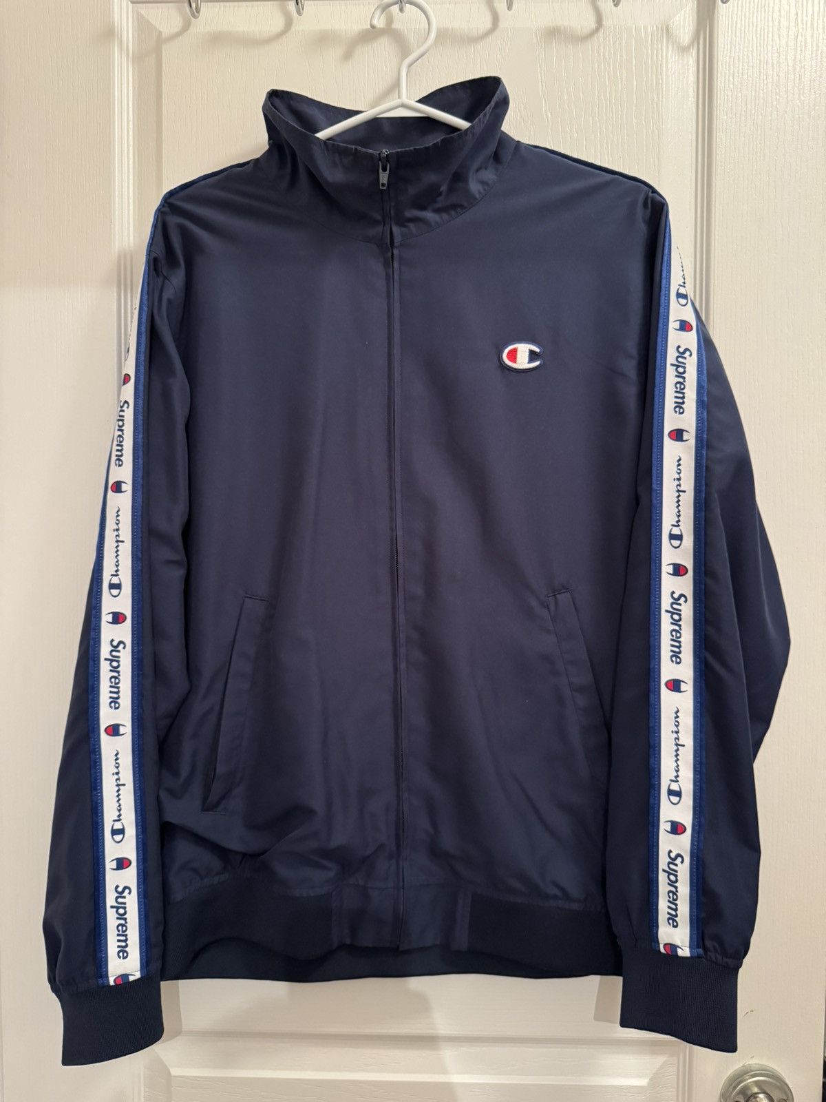 Supreme × Umbro Supreme Umbro Track Jacket Navy Medium | Grailed