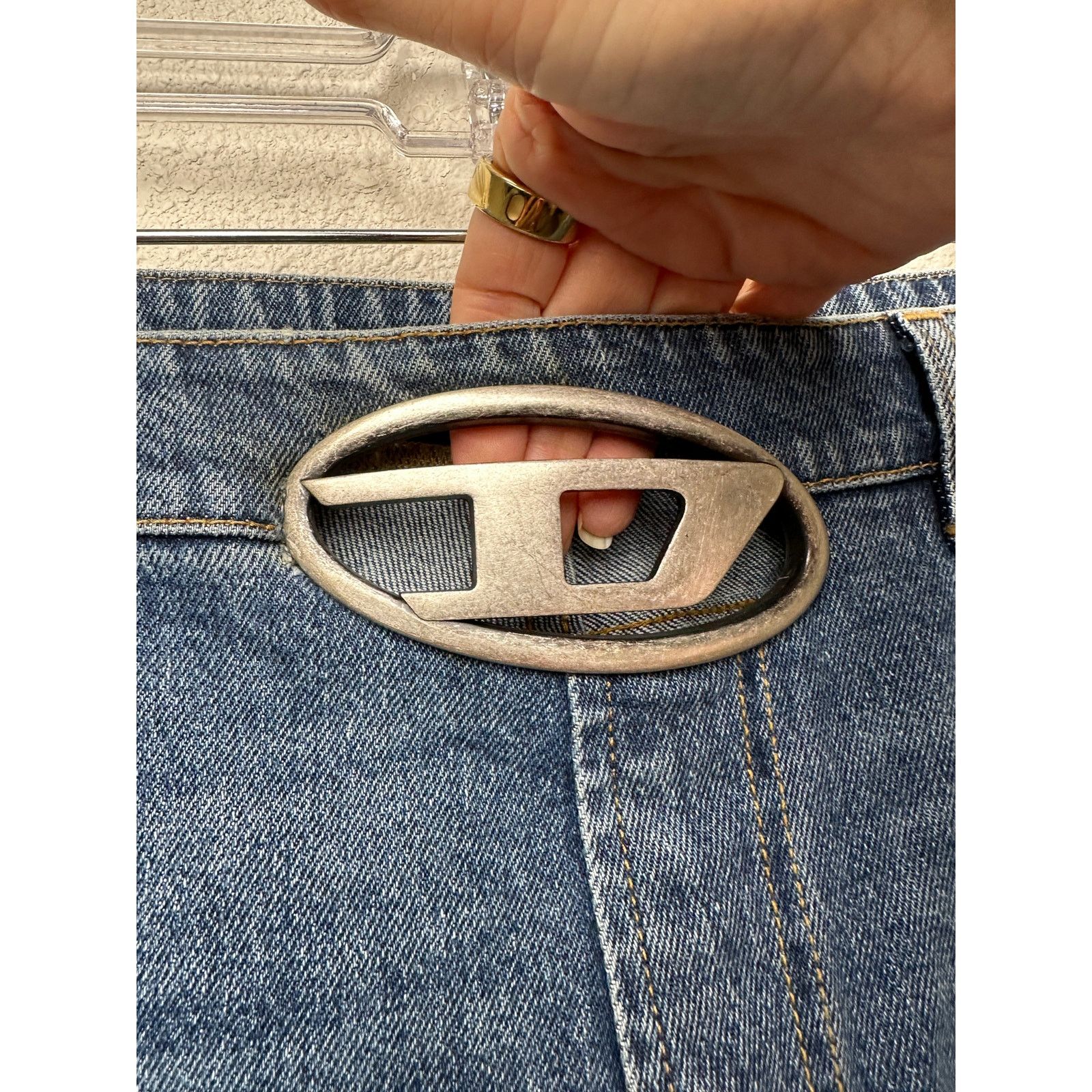 Diesel Rare Diesel Jeans Medium Wash Womens US 32 D Buckle Size 32" / US 10 / IT 46 - 5 Thumbnail