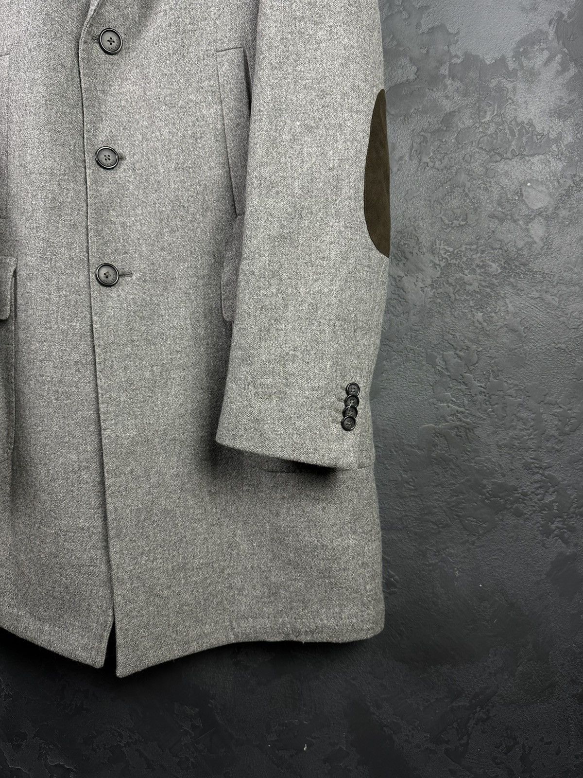 Hackett Men’s Hackett London Gray Wool Coat Size 54 Size US L / EU 52-54 / 3 - 7 Thumbnail