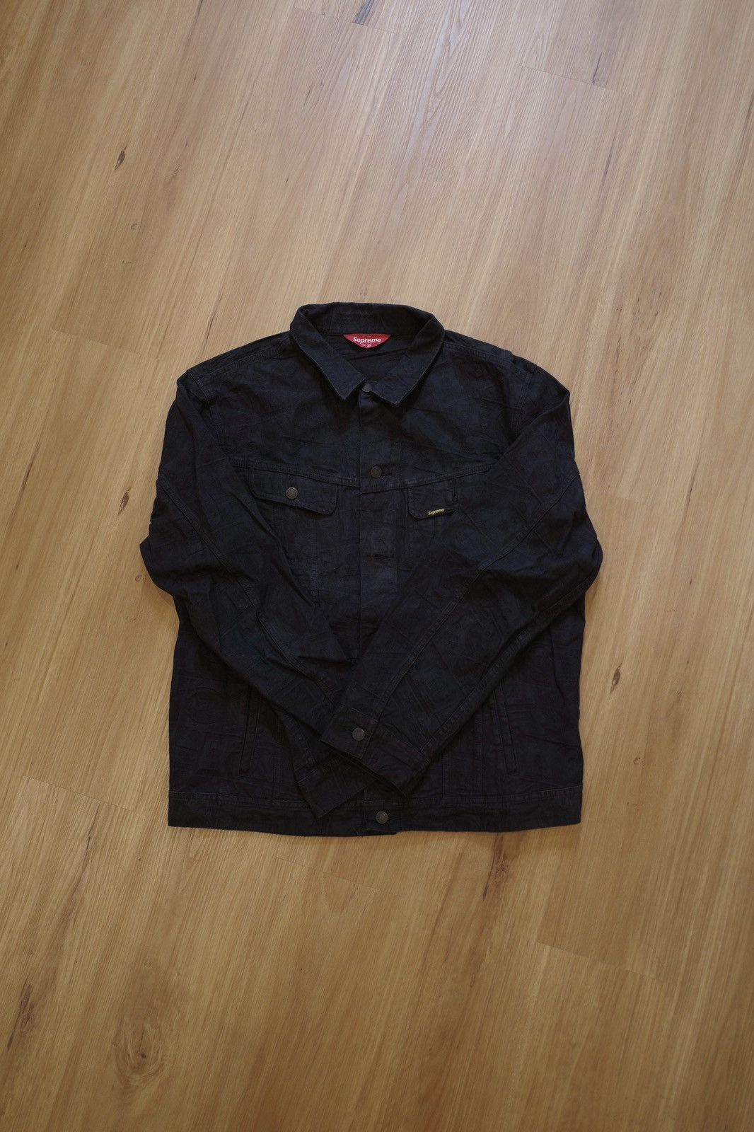 Supreme 100 Dollar Bill Trucker Jacket Size US XL / EU 56 / 4 - 1 Preview