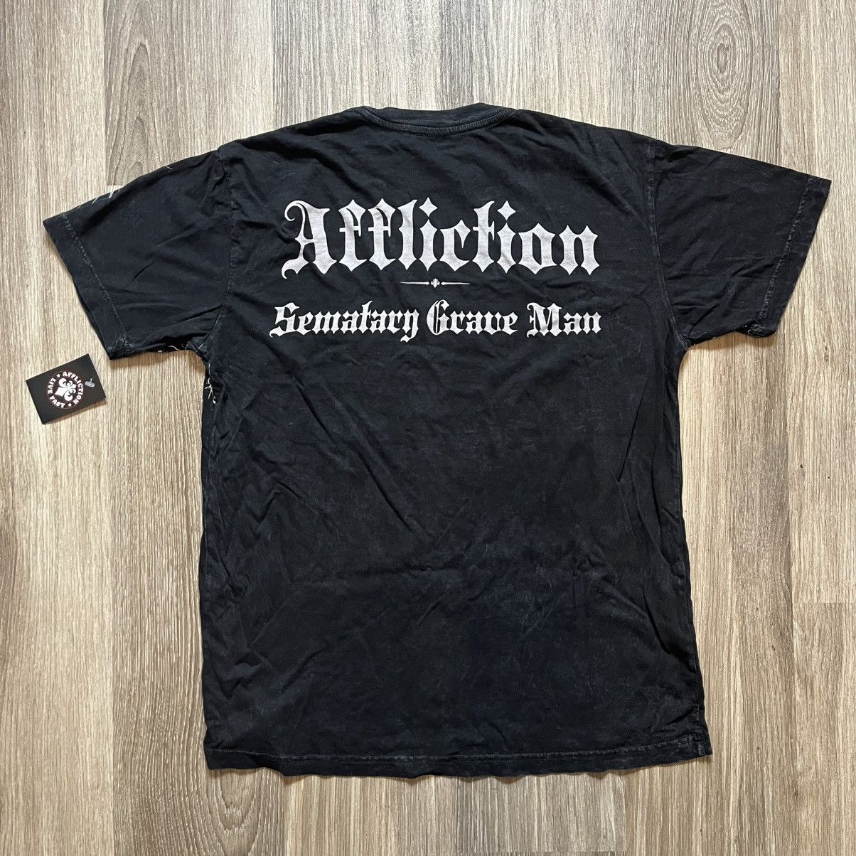 Affliction Affliction x haunted mound Sematary t shirt Size US XL / EU 56 / 4 - 2 Thumbnail