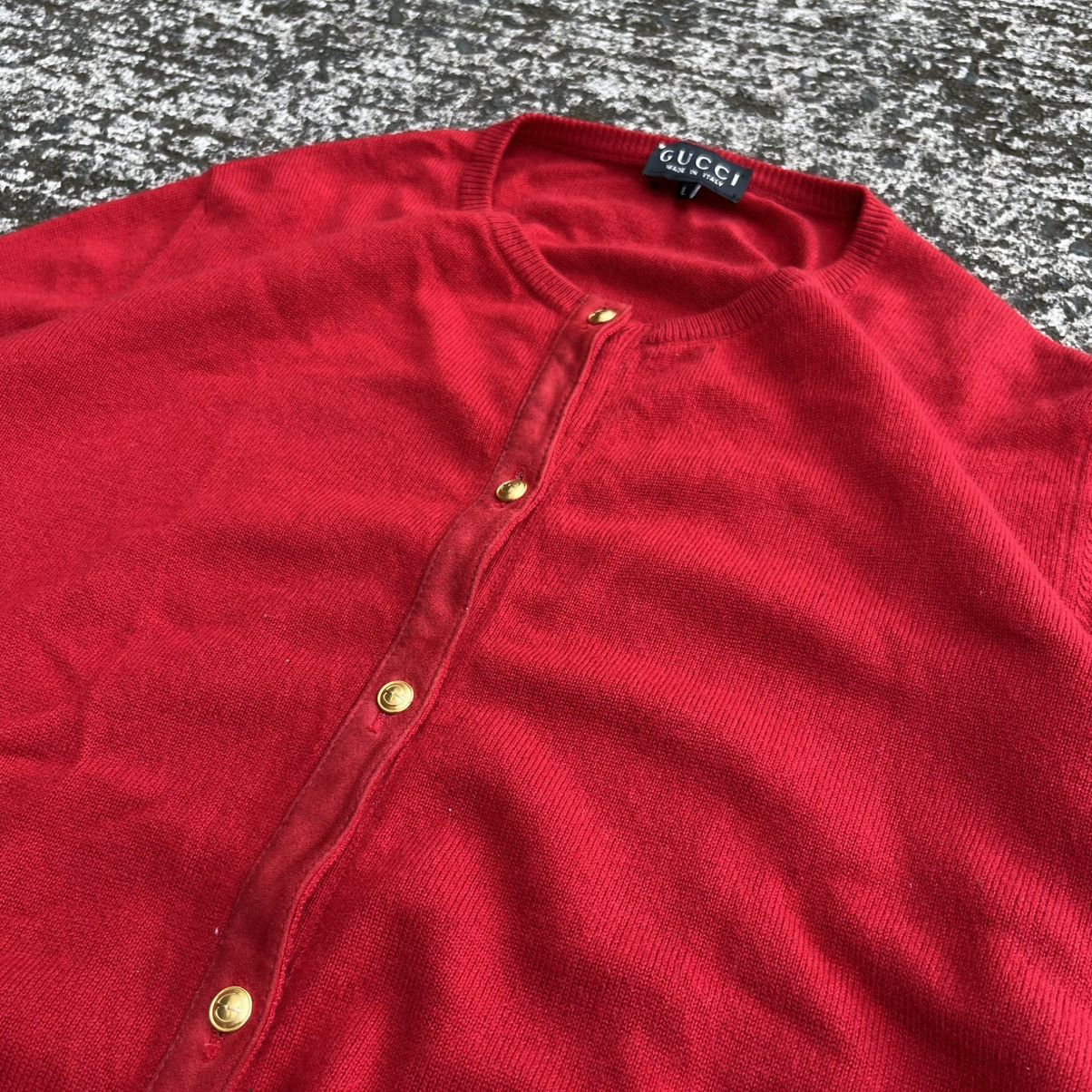 Gucci Gucci Tom ford FW1994 Campaign Cashmere Cardigan Size L / US 10 / IT 46 - 5 Thumbnail