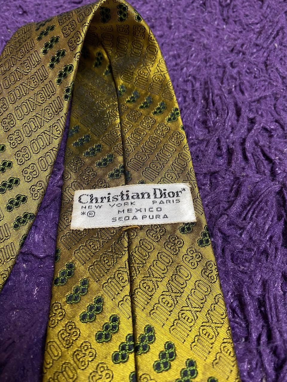 Christian Dior Monsieur Vintage Christian Dior Silk Tie, Size ONE SIZE - 2 Thumbnail