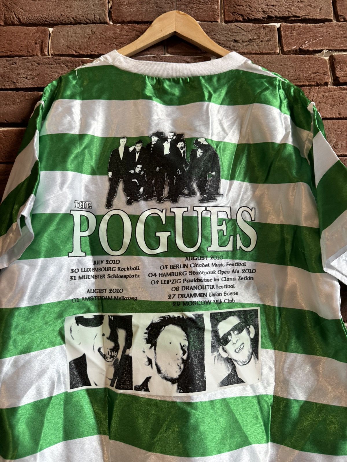 Band Tees 00s The Pogues Vintage Tour Jersey Punk Band Tee Green M Size US M / EU 48-50 / 2 - 9 Thumbnail