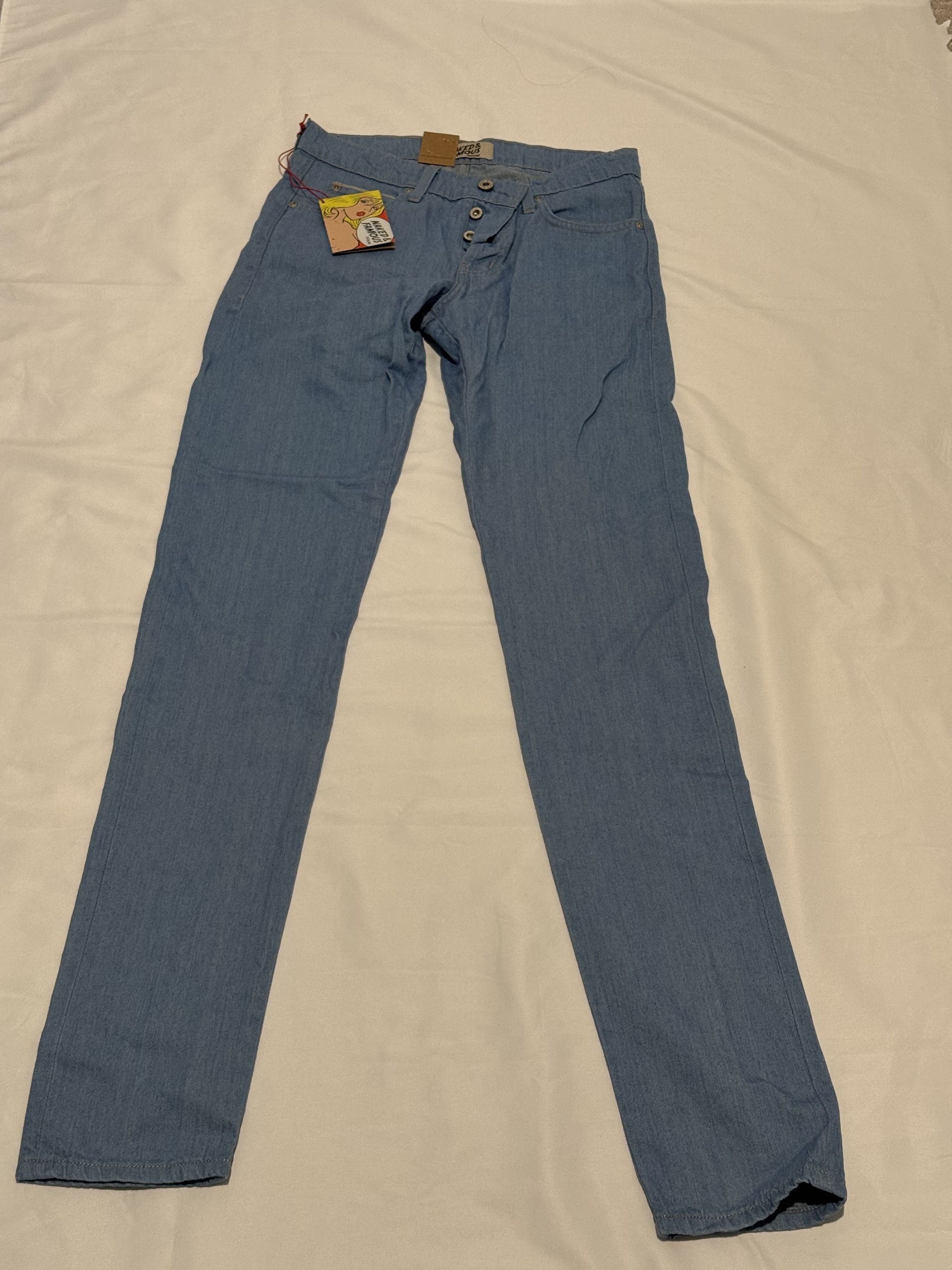 Naked & Famous Sky High Denim - Super Guy - 28 - Hemp Denim Size US 28 / EU 44 - 1 Thumbnail