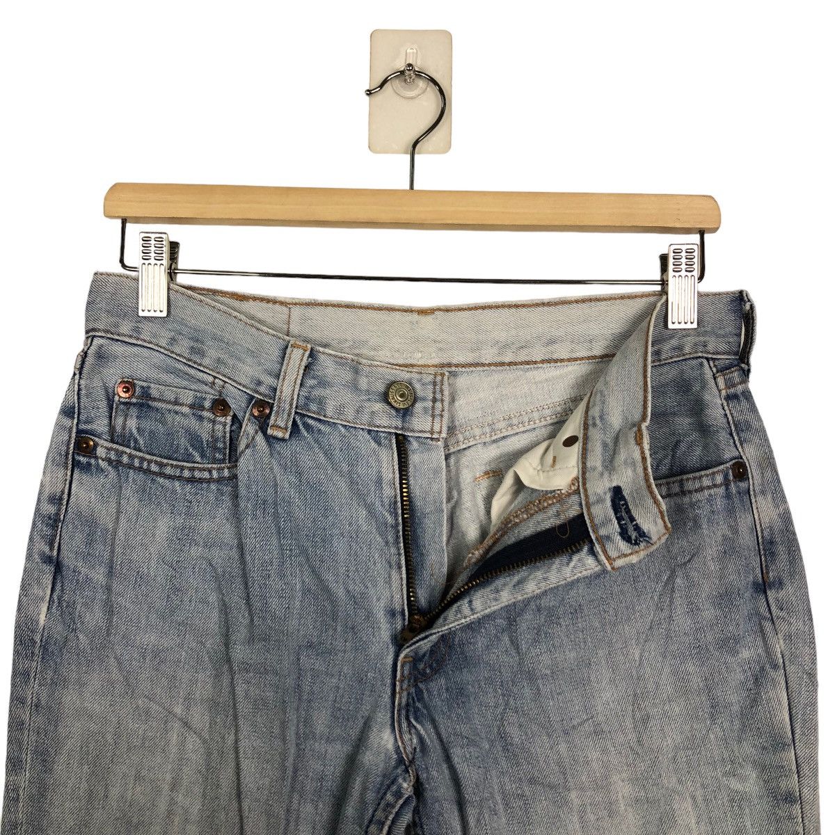 Levi's Made & Crafted 🔥VINTAGE LEVI’S DISTRESSED DENIM JEANS ACID WASH Size US 28 / EU 44 - 10 Thumbnail
