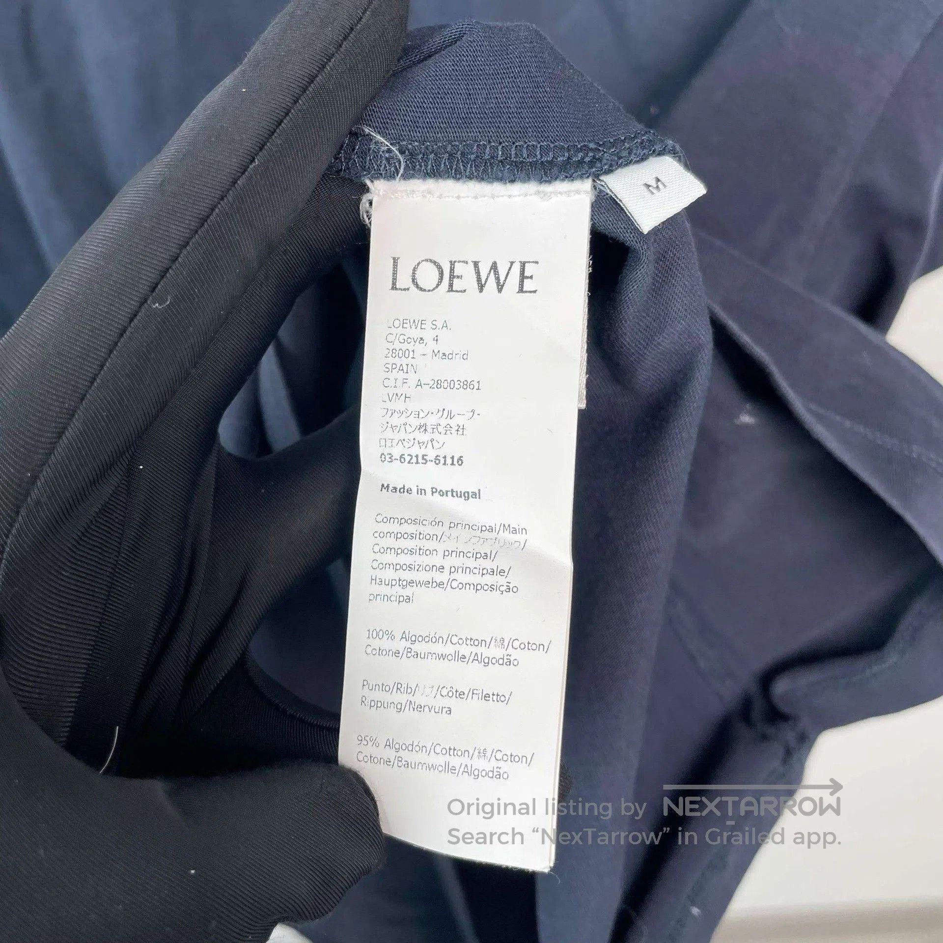 Loewe Loewe Logo Black Short-Sleeve T-Shirt. Size US M / EU 48-50 / 2 - 8 Thumbnail